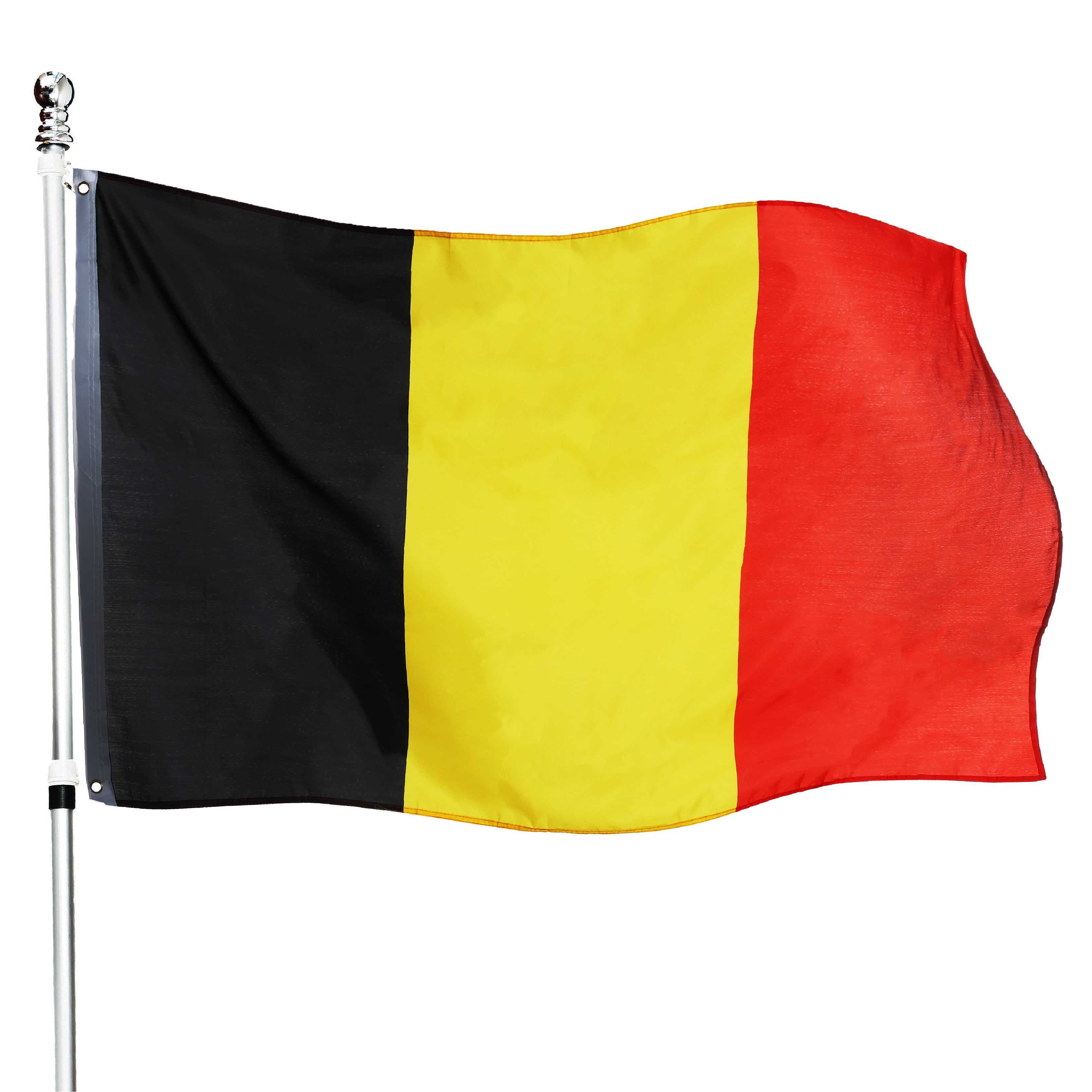 Large 5ft X 3ft Belgium Flag