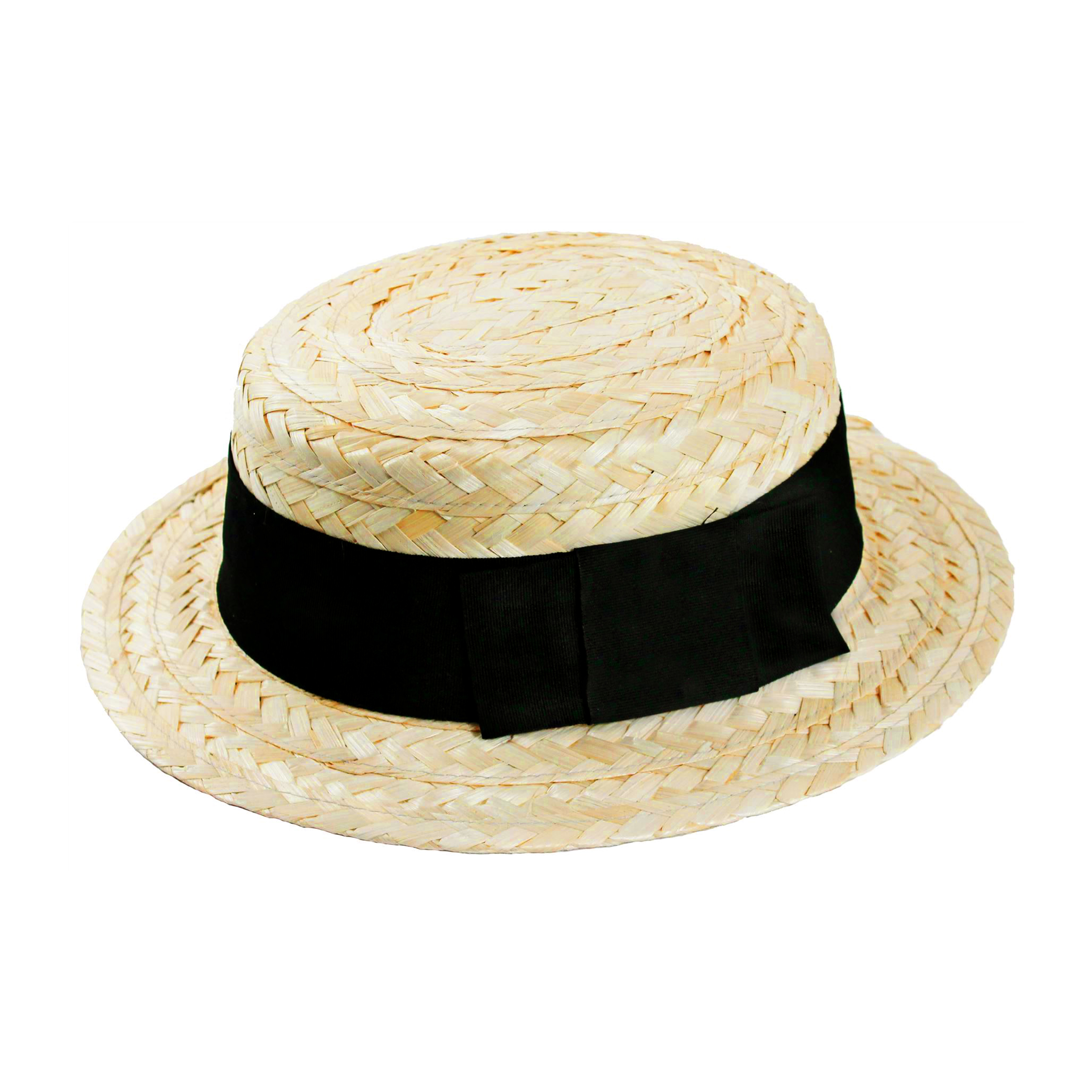 Lightweight Straw Boater Hat