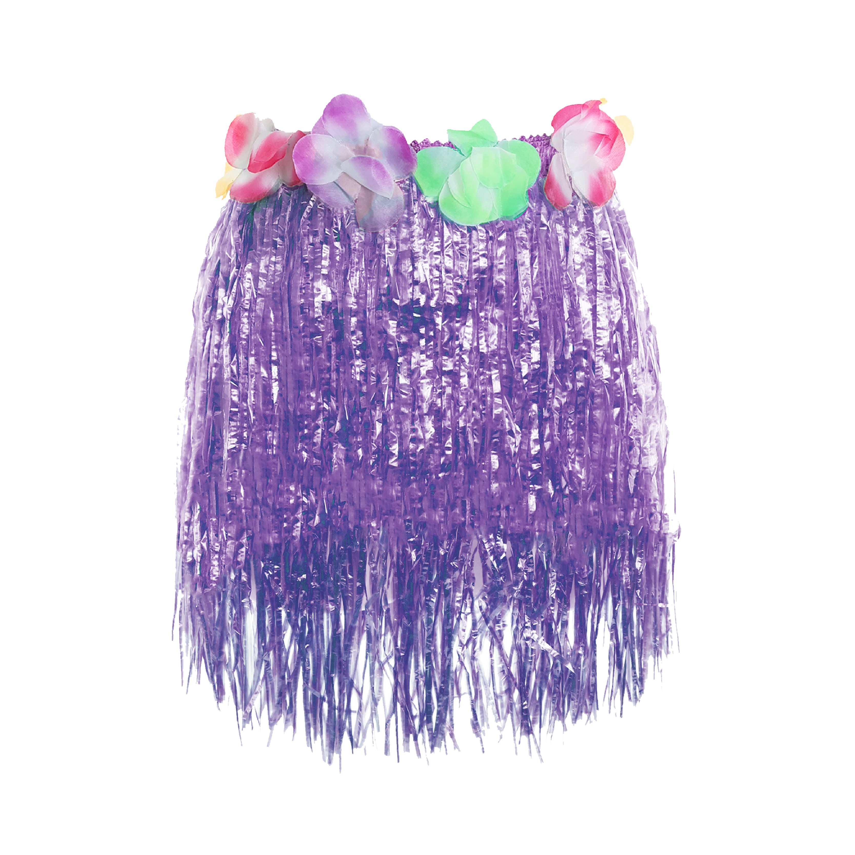 Purple Hawaiian Hula Skirt