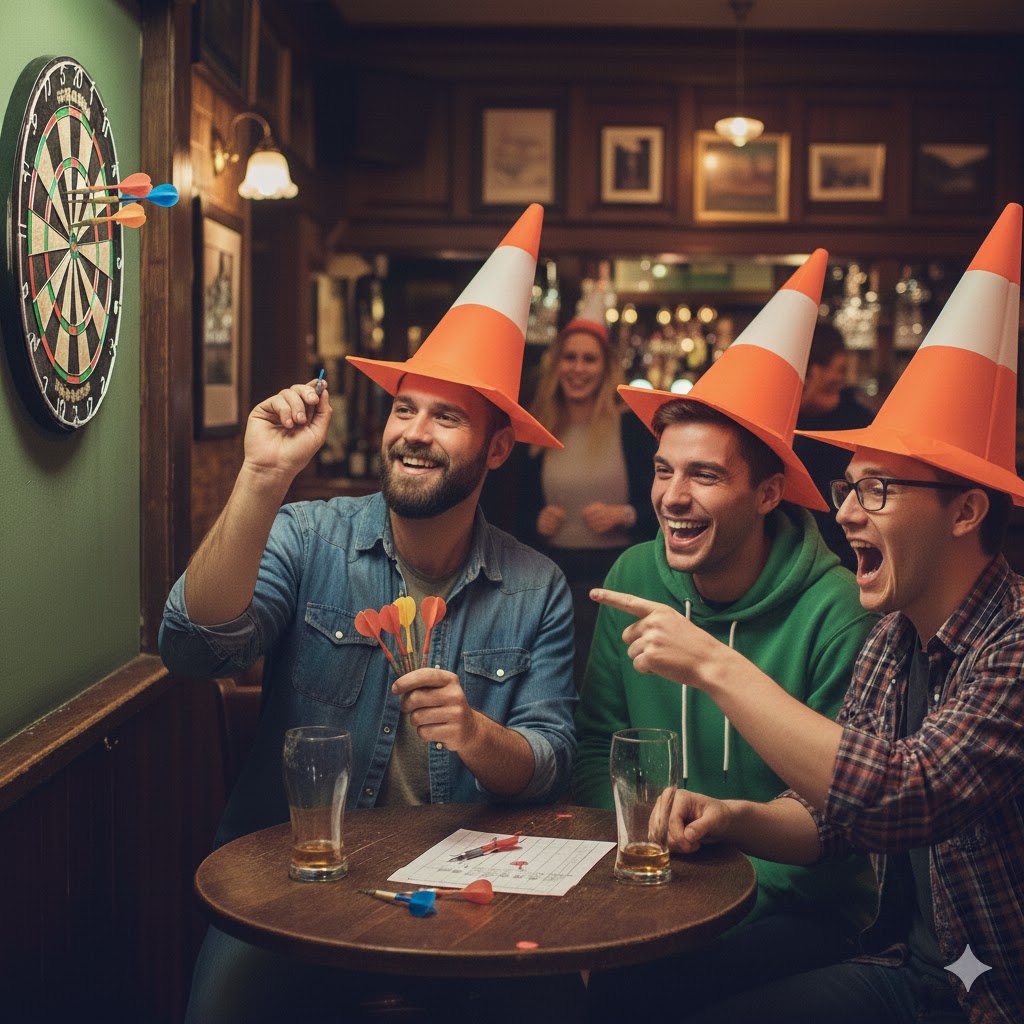 Traffic Cone Hat - Lifestyle Image