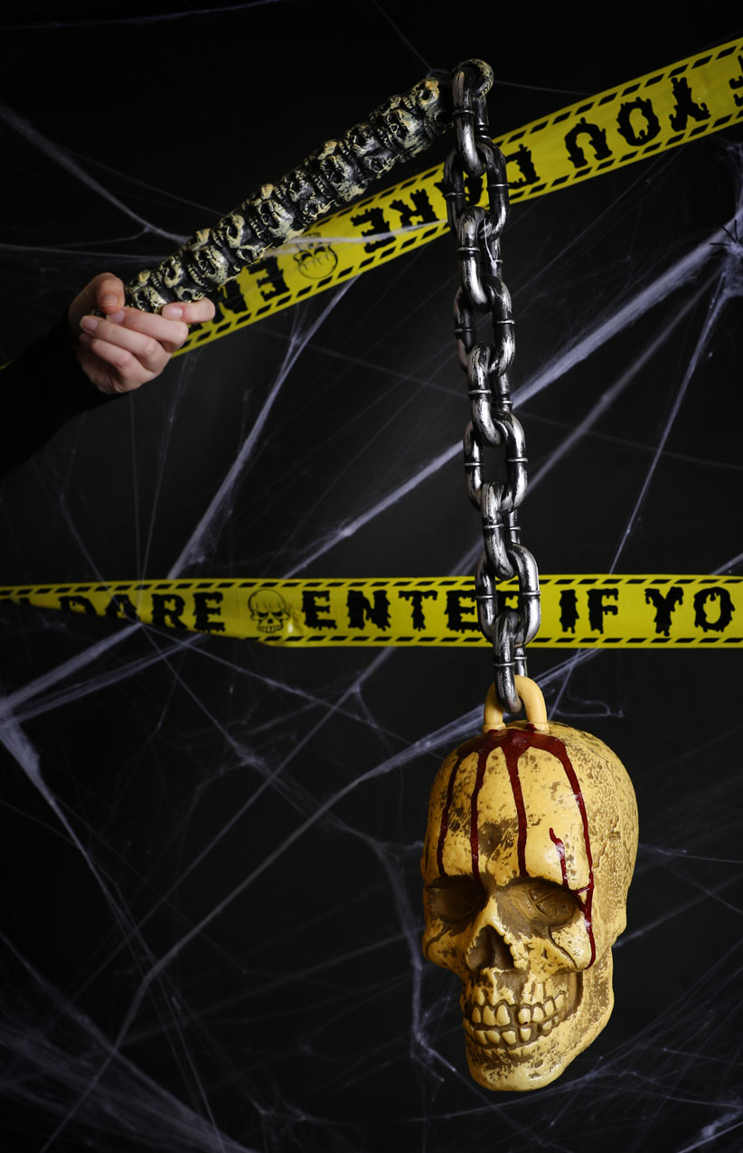 Skull on Chain Weapon