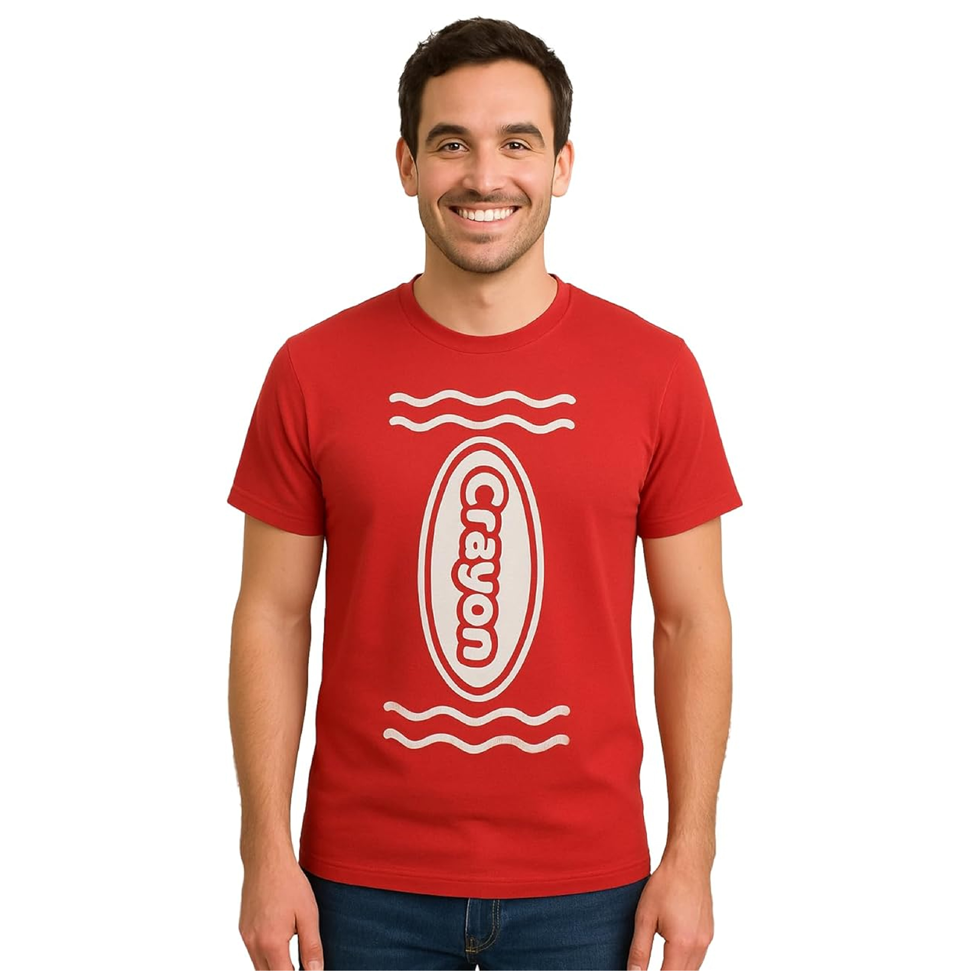 Men's Red Crayon T-Shirt