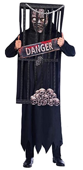 Men's Caged Ghoul Costume Adults Standard Size
