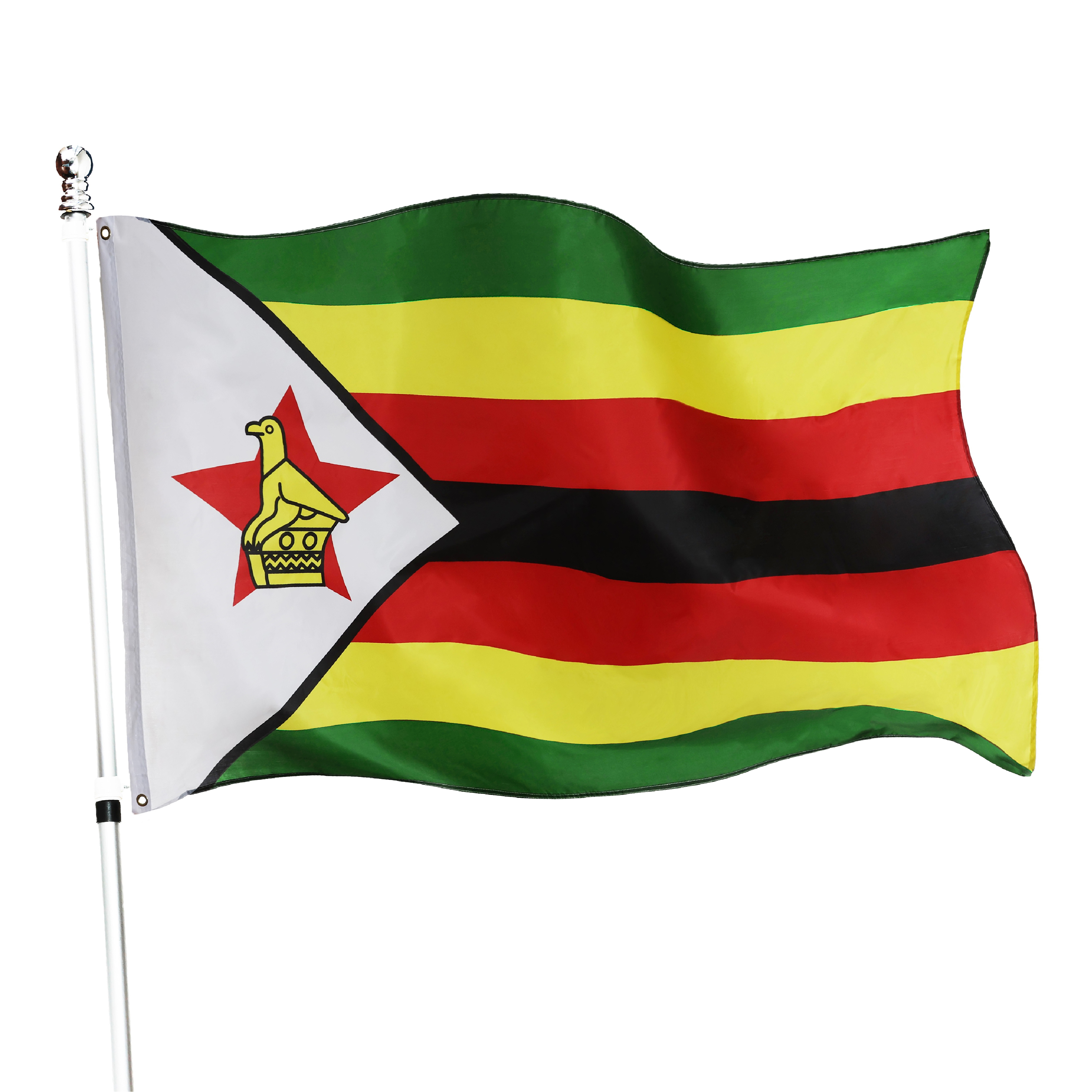 Large 5ft X 3ft Zimbabwe Flag