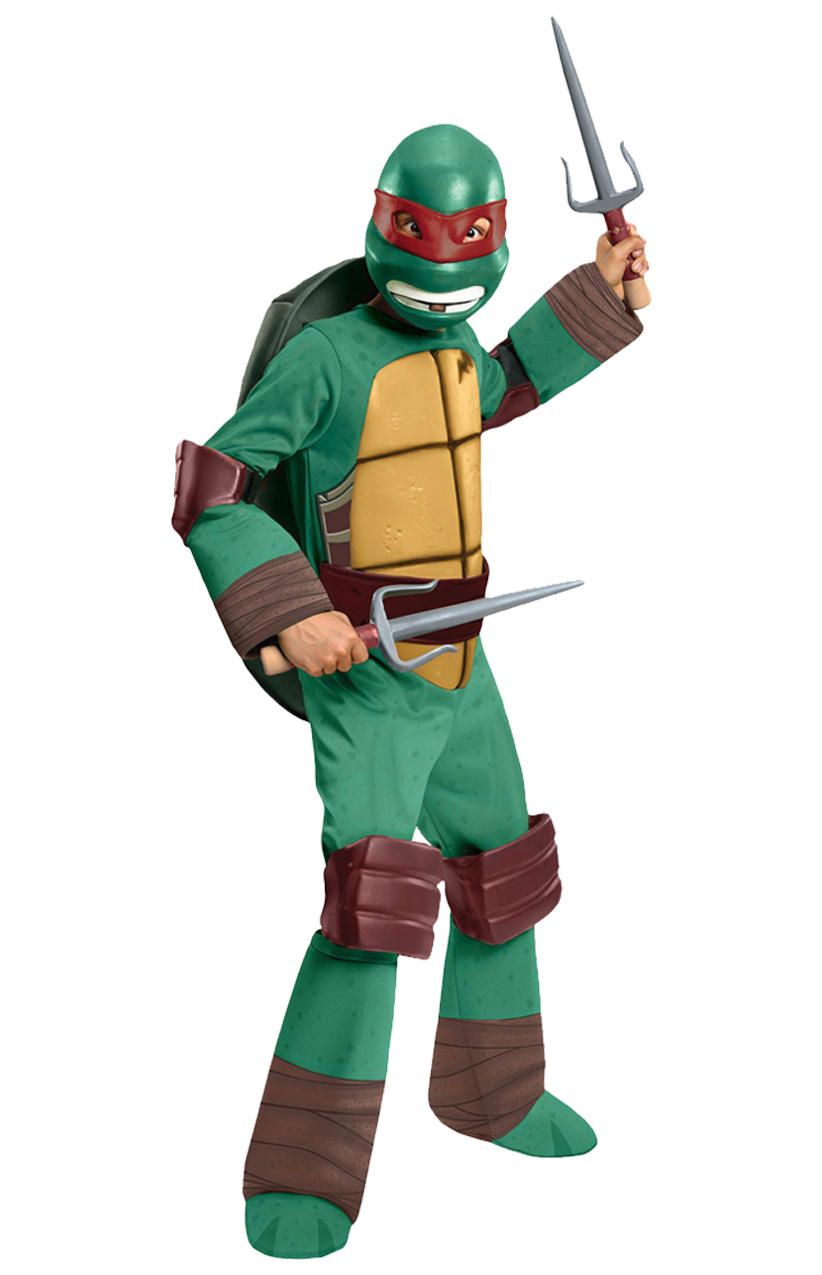 Kids Teenage Mutant Ninja Turtles Animated Raphael Fancy Dress