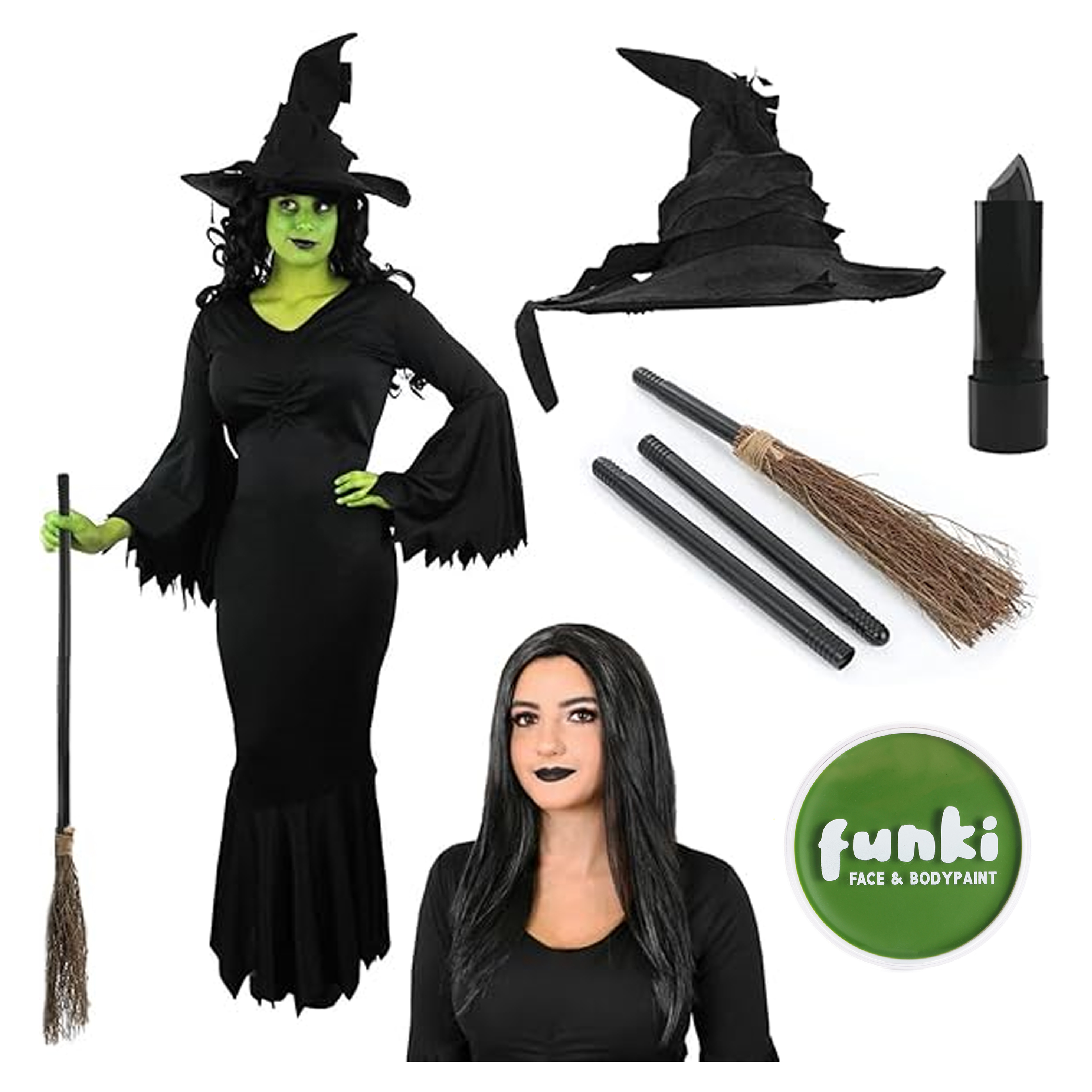 Deluxe Ladies Witch Costume