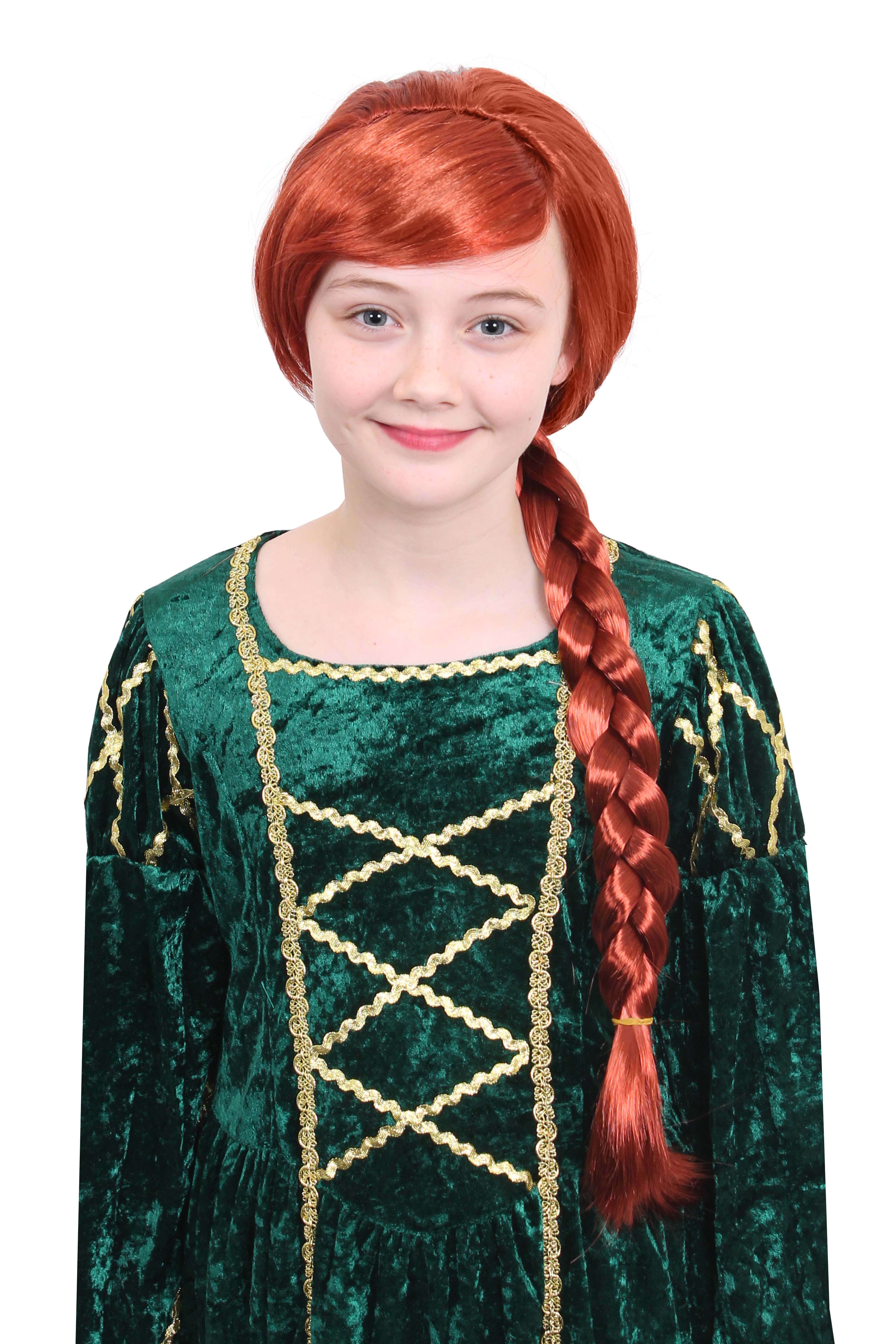 Childs Auburn Plait Wig