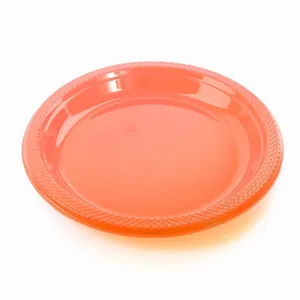 7" Orange Plates - Pack of 25