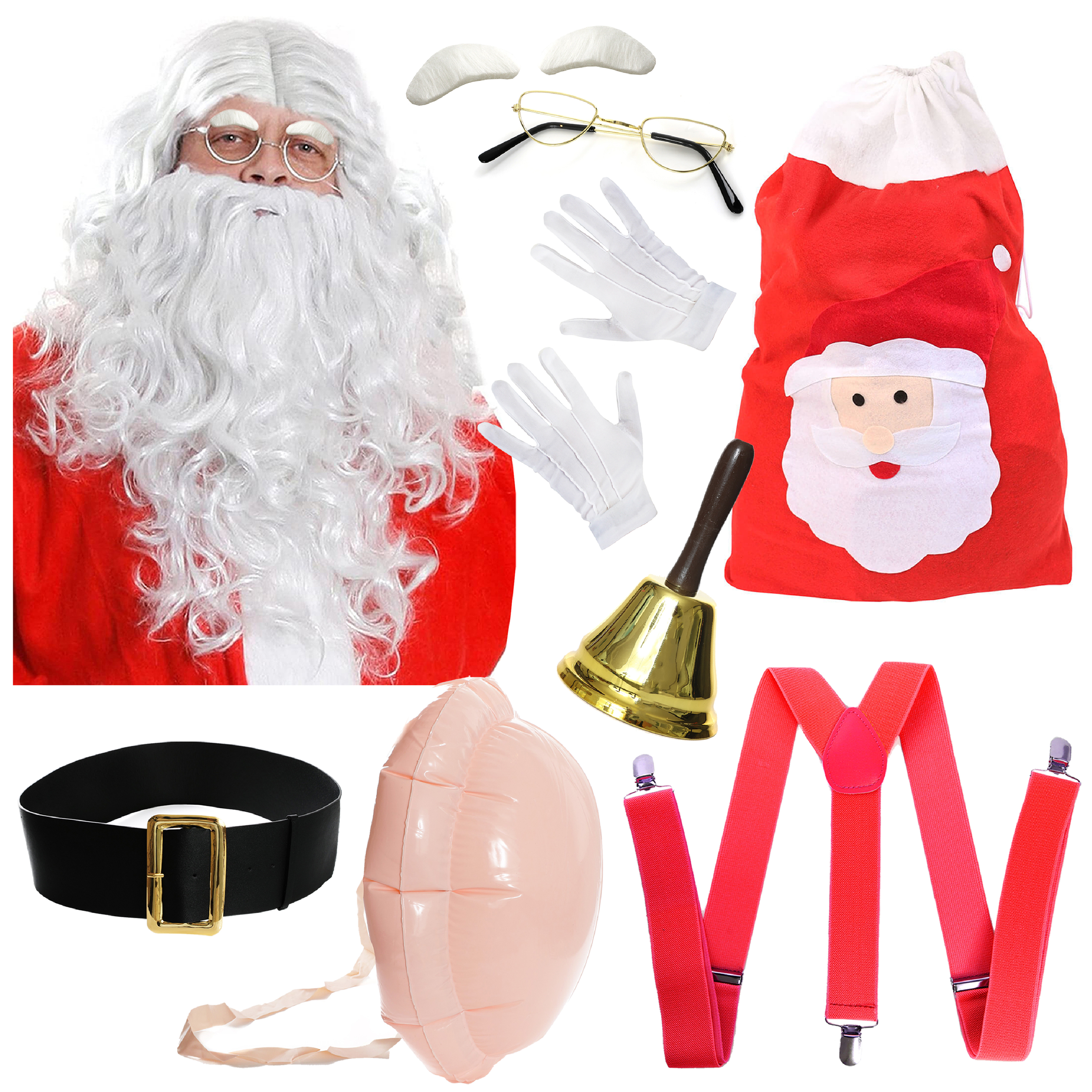 The Ultimate Santa Costume Set with Bell & Belt