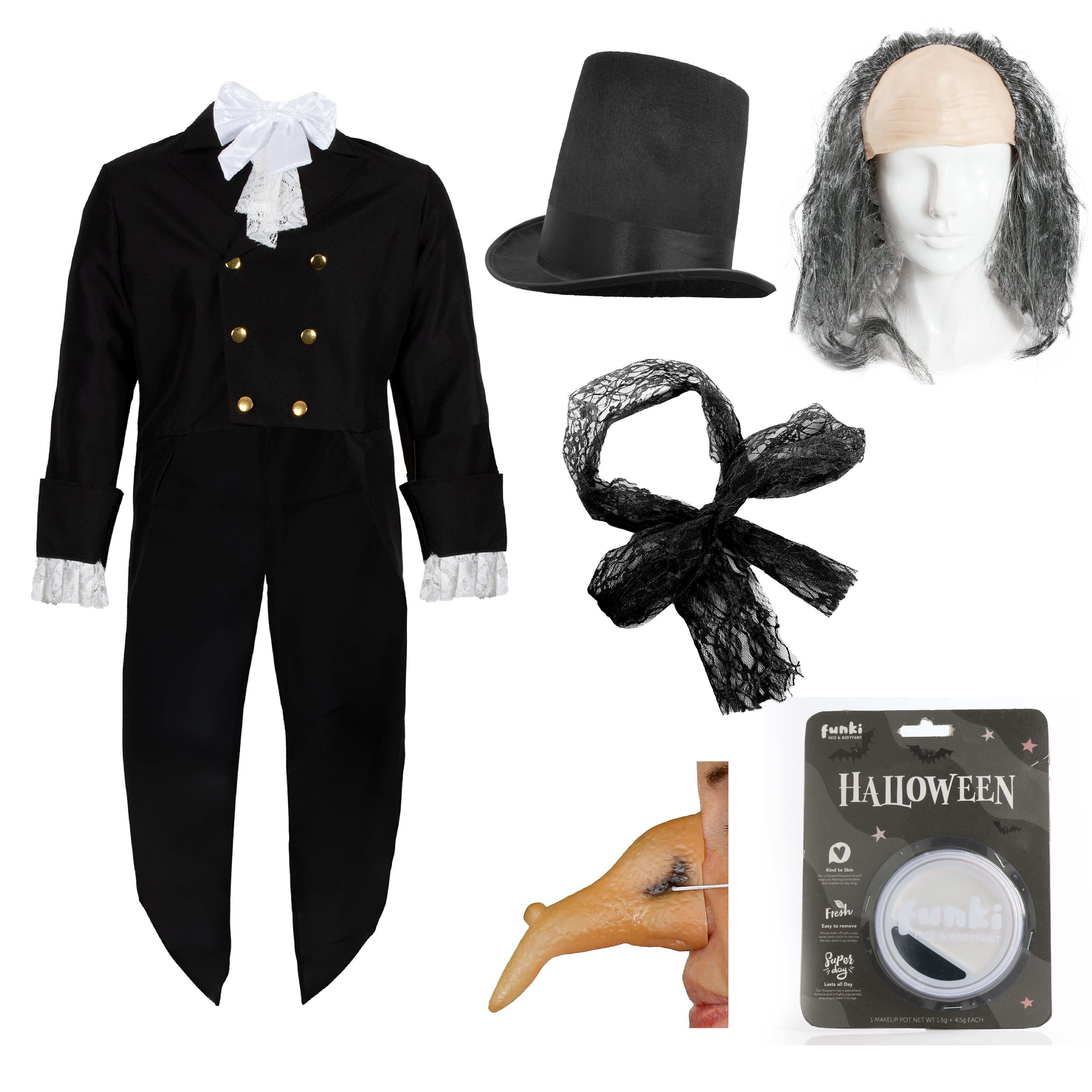 Adults Villainous Penguin Costume Set