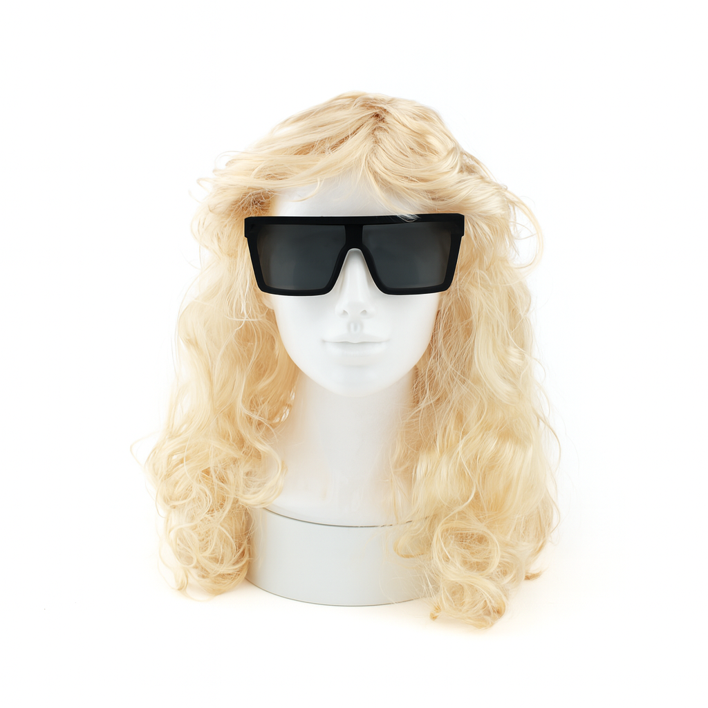 Adults Gaga Accessory Set | 2 Pcs | Blonde Flick Wig & Sunglasses