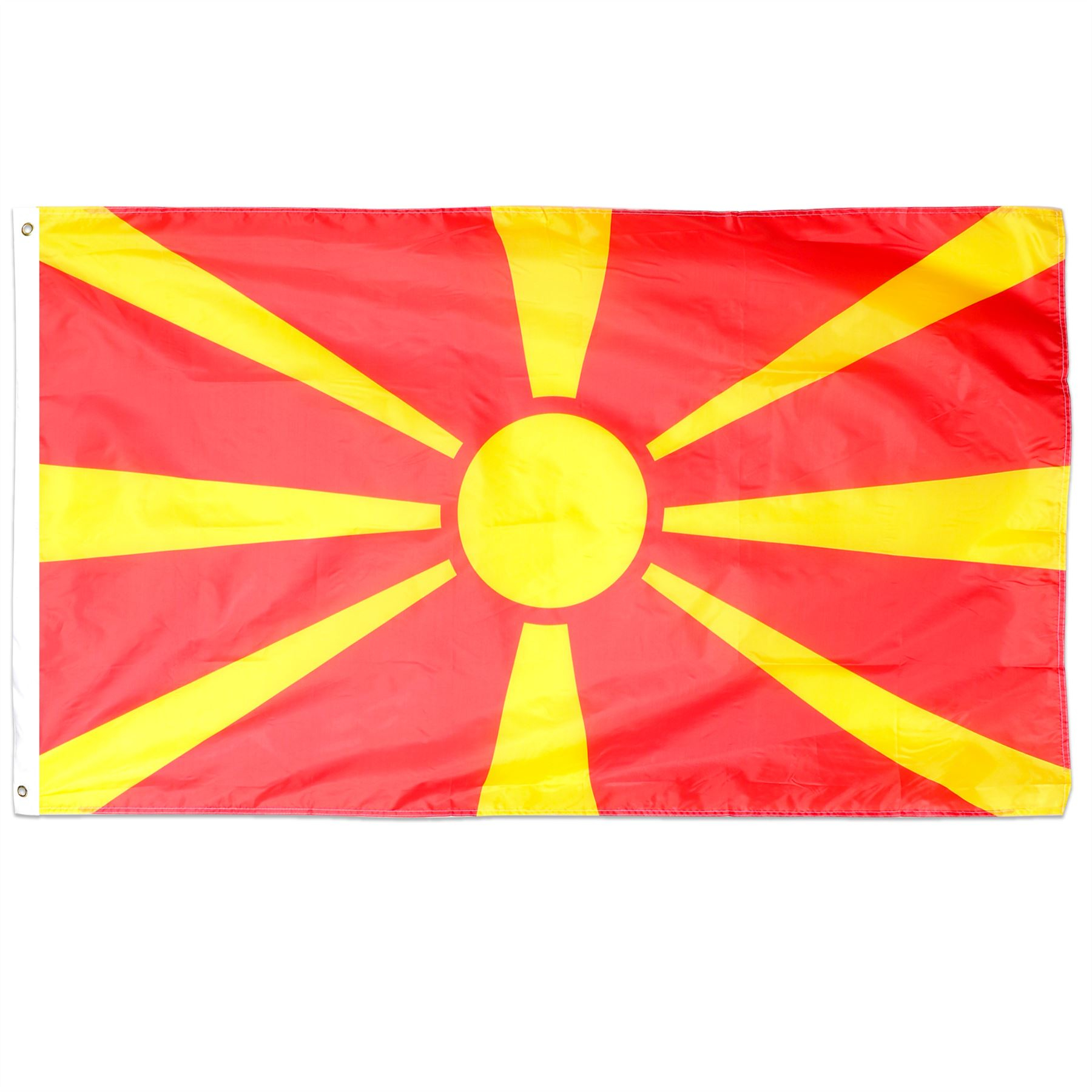 Large 5 x 3ft North Macedonia Flag
