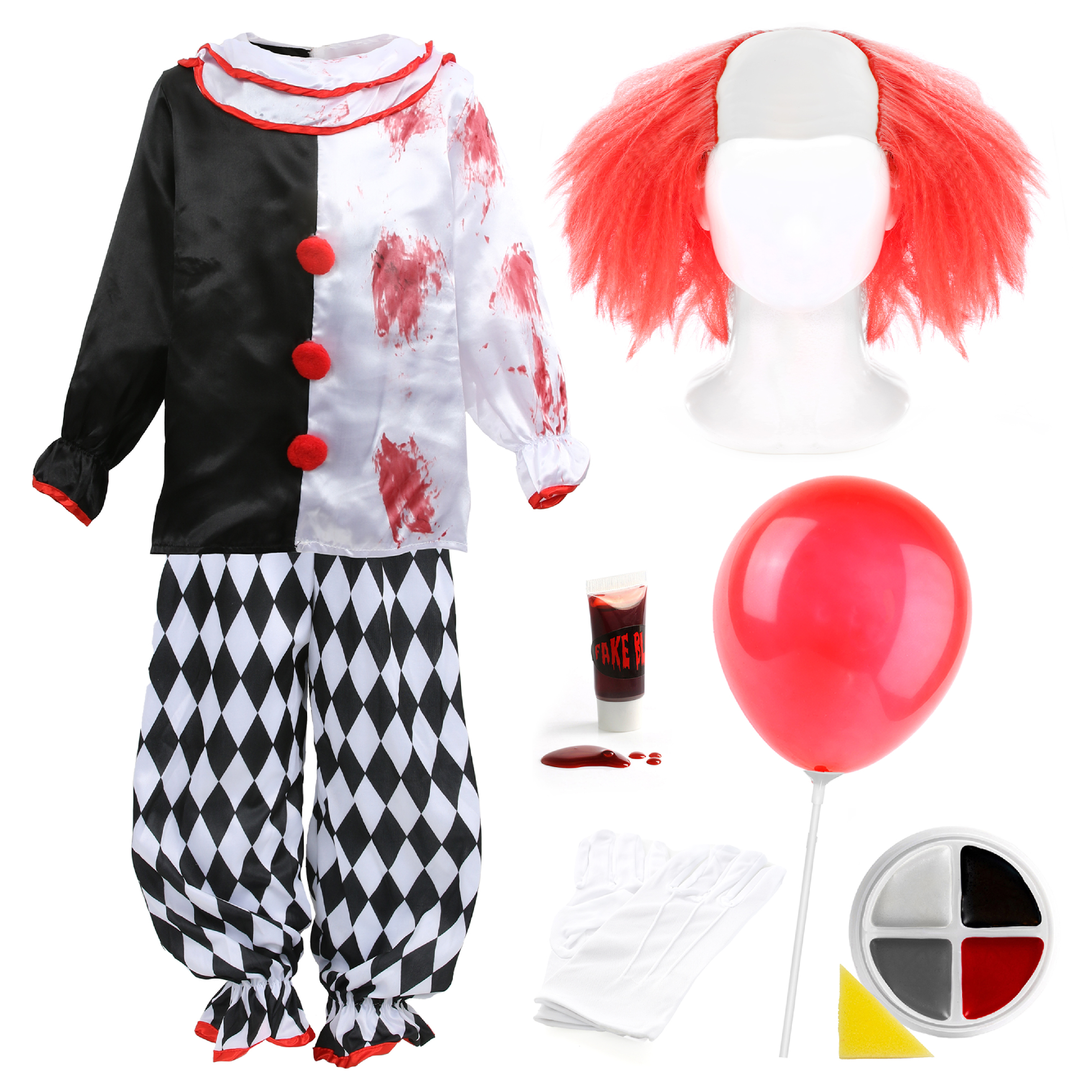 Child's Deluxe Killer Clown Costume