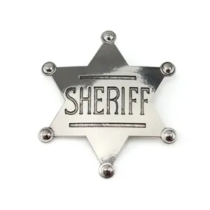 Silver Sheriff Badge
