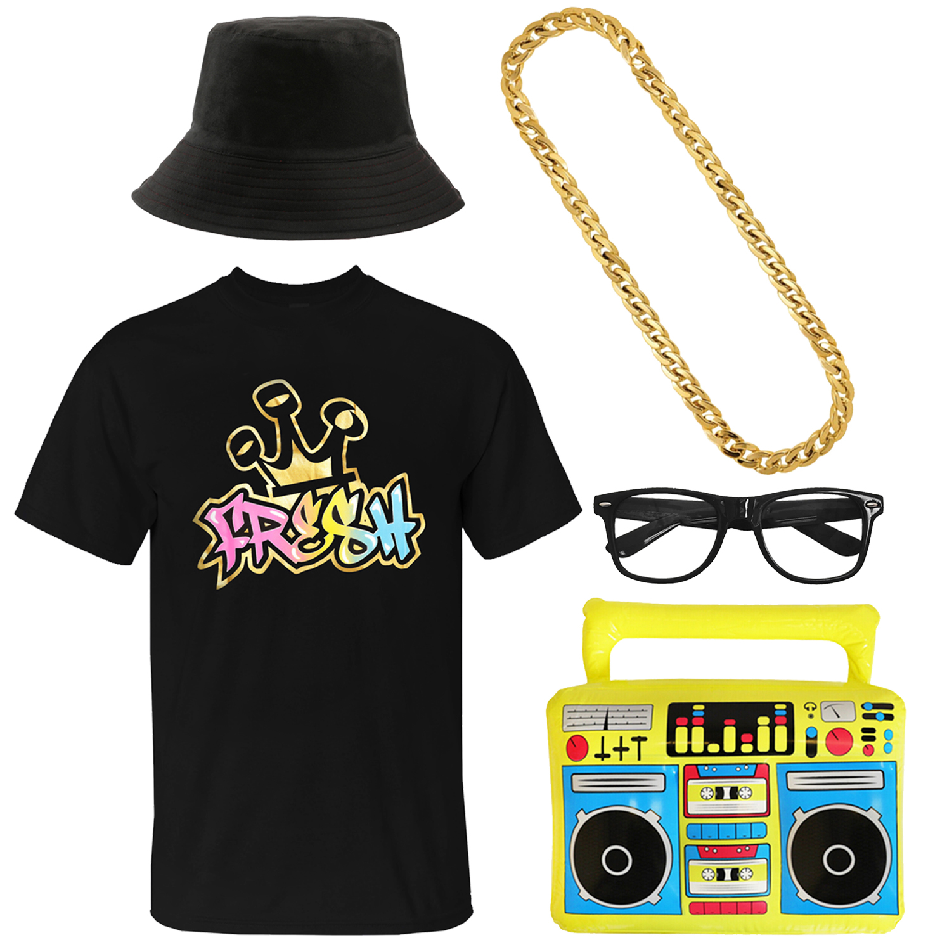 1980s / 1990s Hip Hop Rapper Costume Set