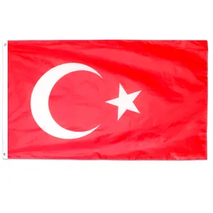 Large 5 x 3ft Turkiye Flag