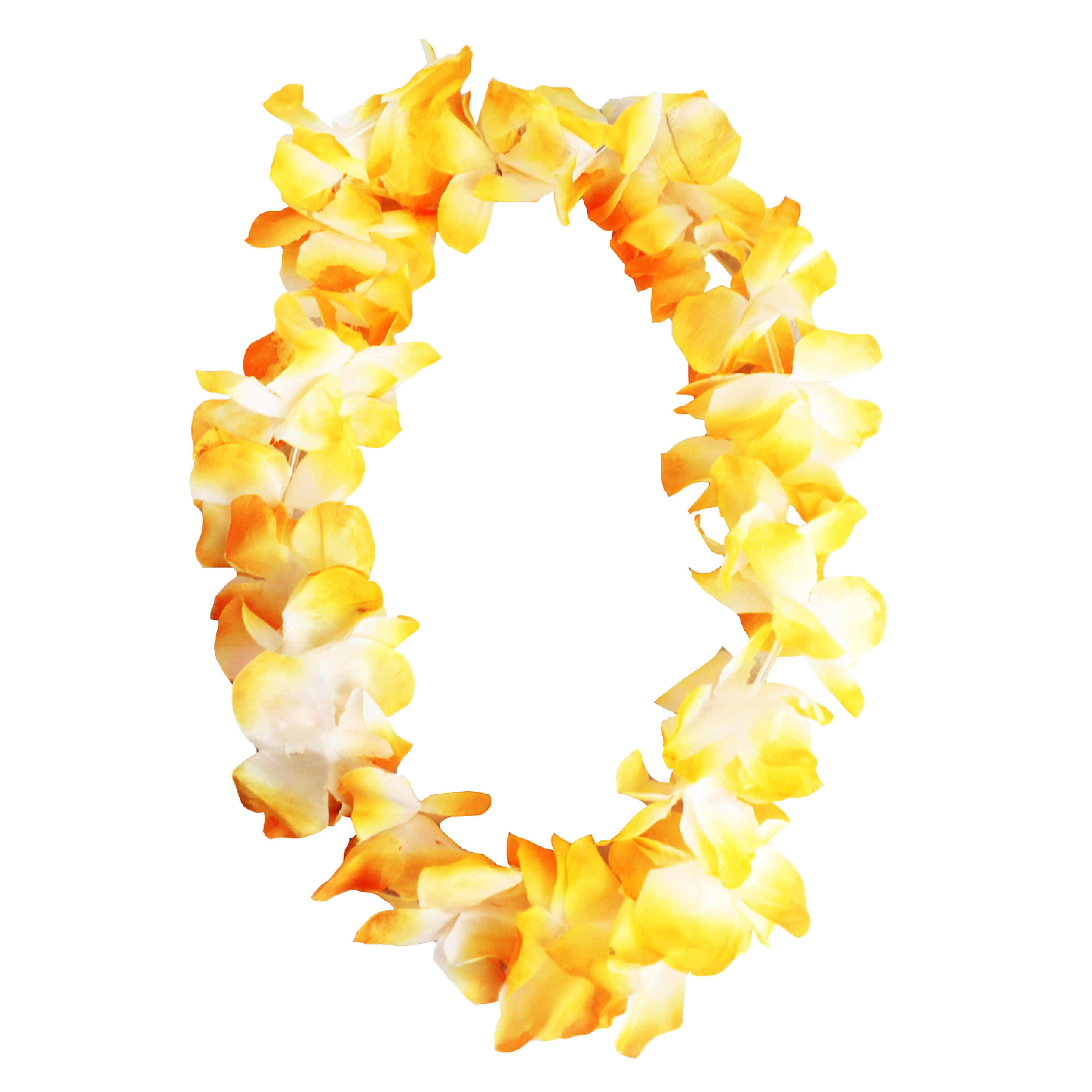 Orange Hawaiian Lei