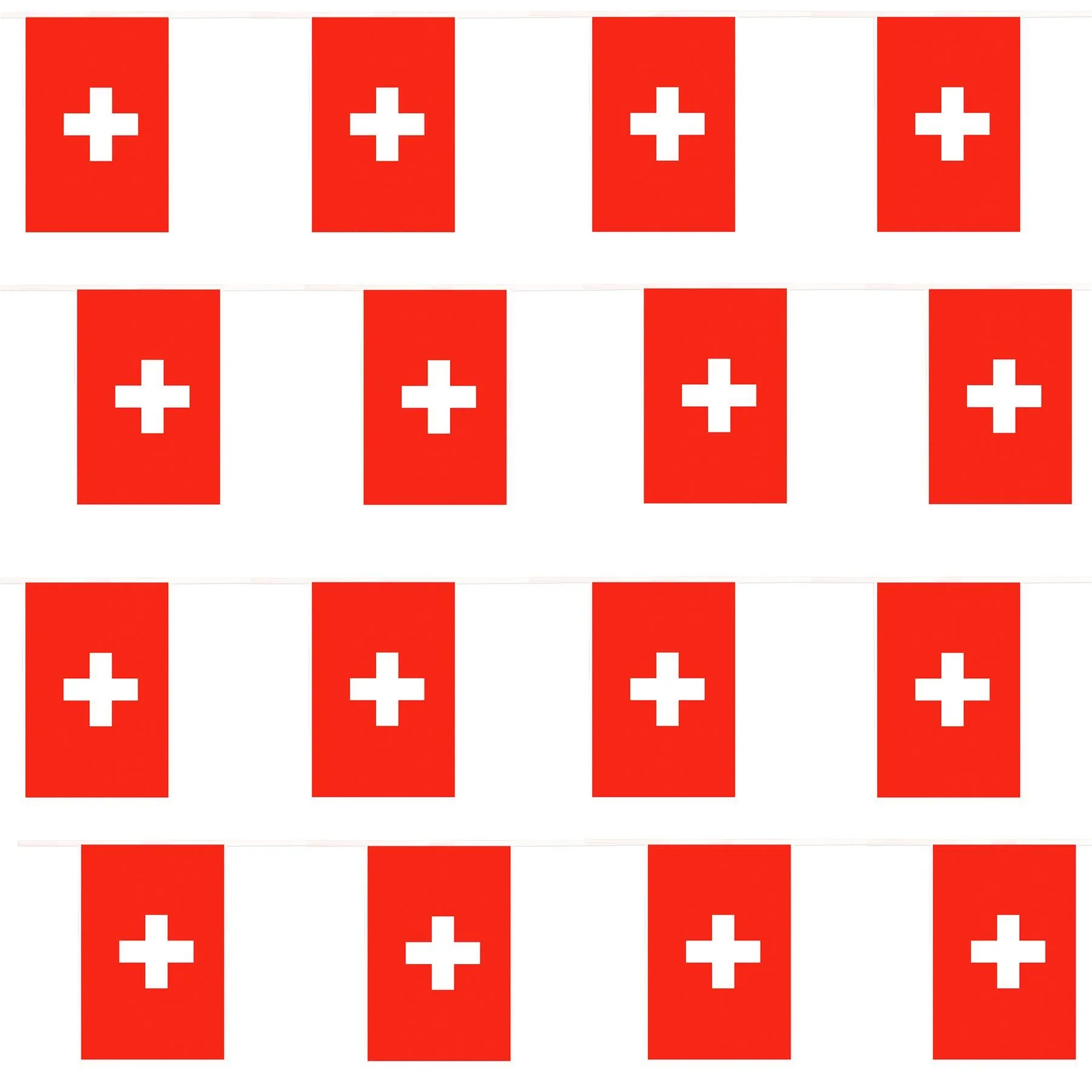 Switzerland Flag Bunting
