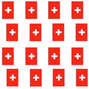 Switzerland Flag Bunting
