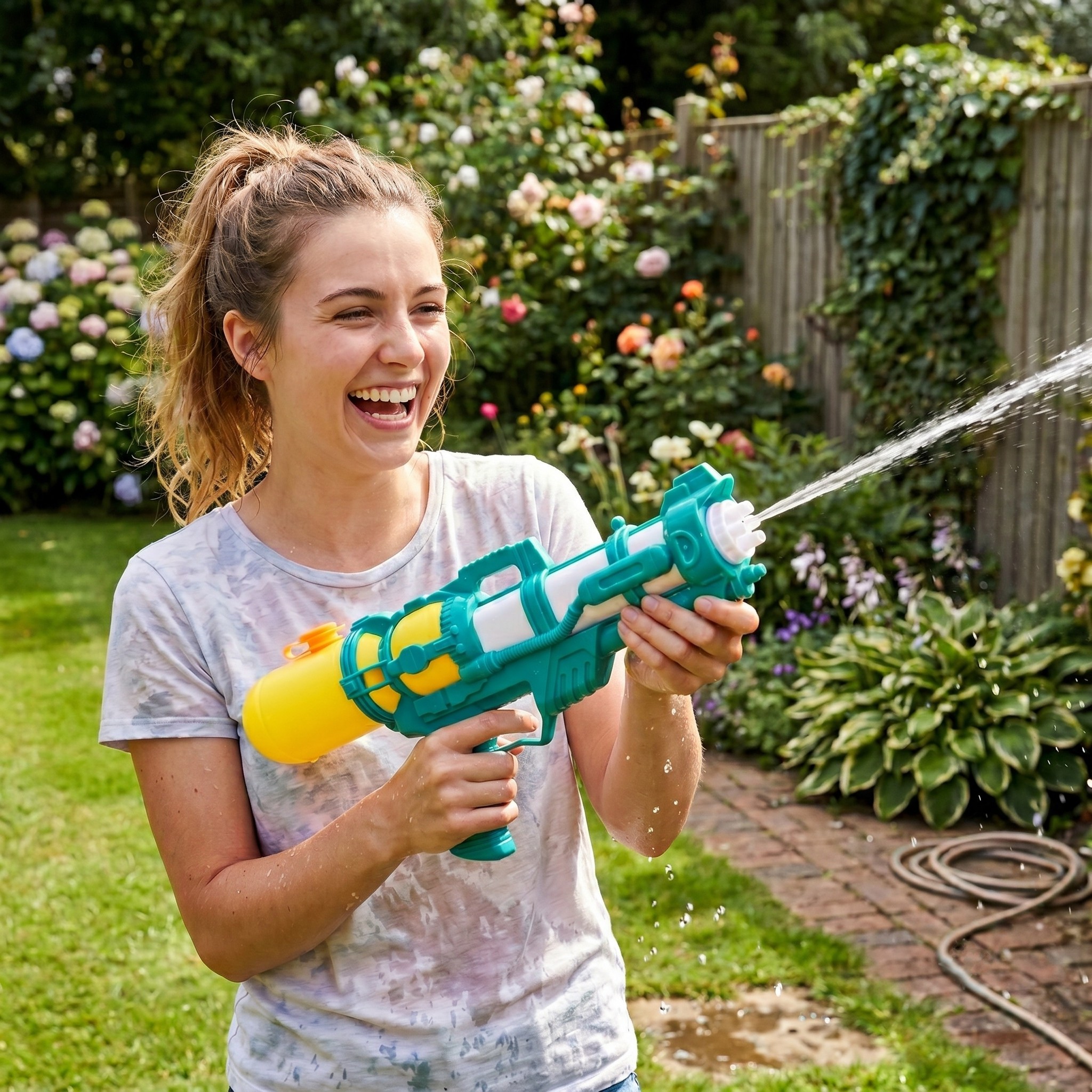Medium Water Gun Summer Pistol - 37X16CM / 14.5X6 inch