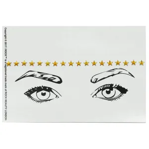 Rock Beauty London Face & Body Gems – "Make A Wish" Gold Stick-On Festival Jewels