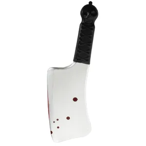 Bloody Meat Cleaver Knife