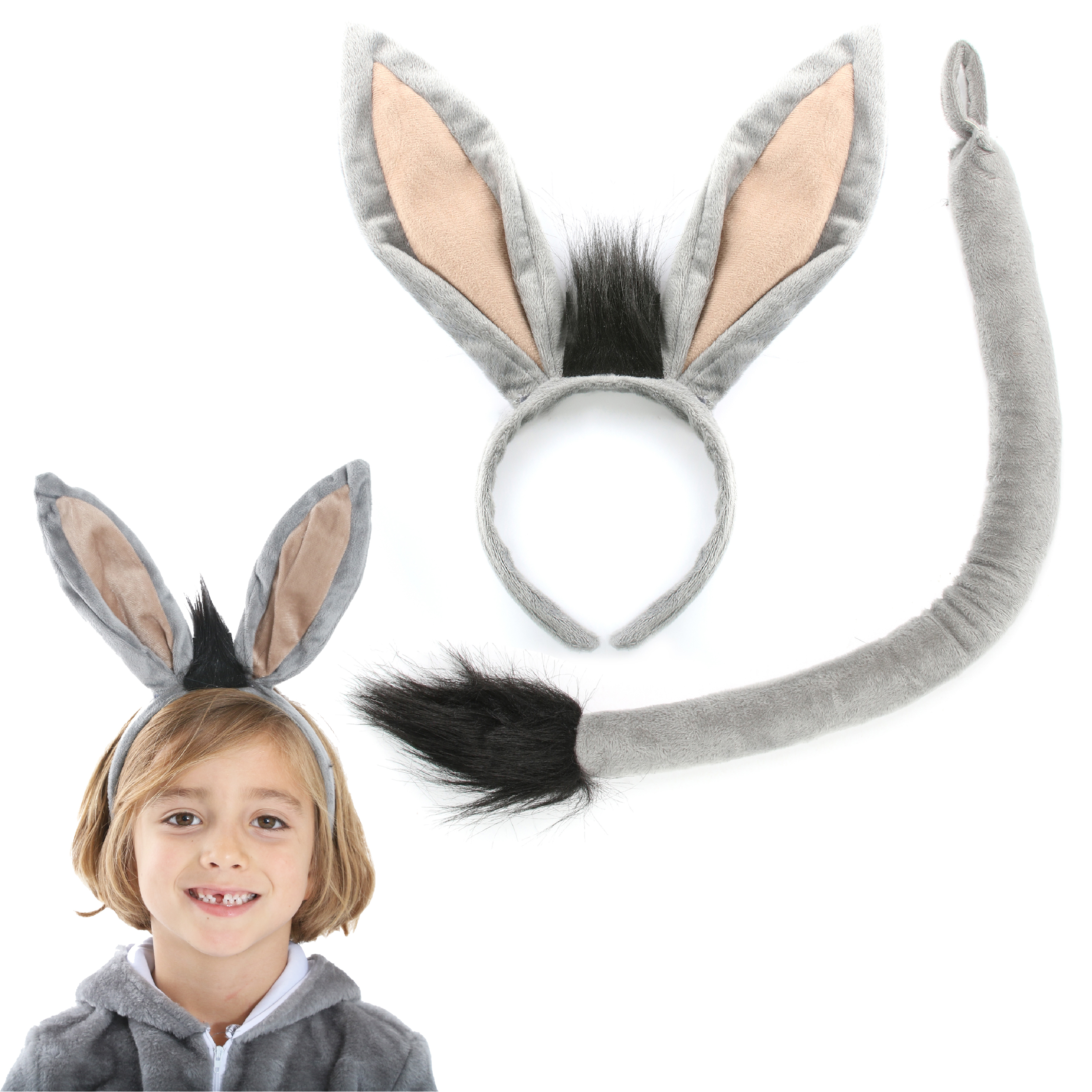 Donkey Ears & Tail Set