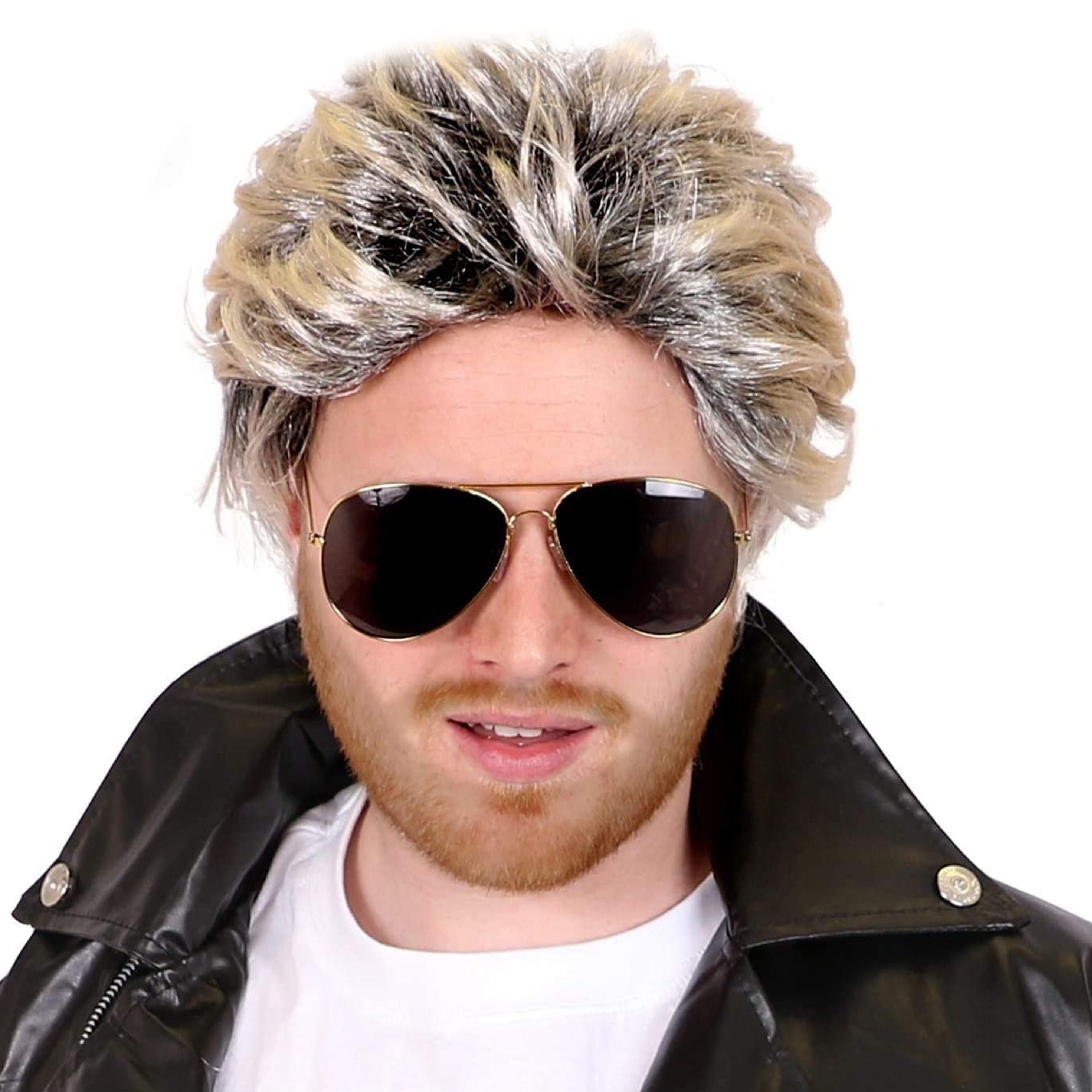 Mens 1980s Pop Star Wig