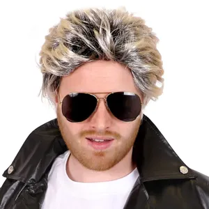 Mens 1980s Pop Star Wig