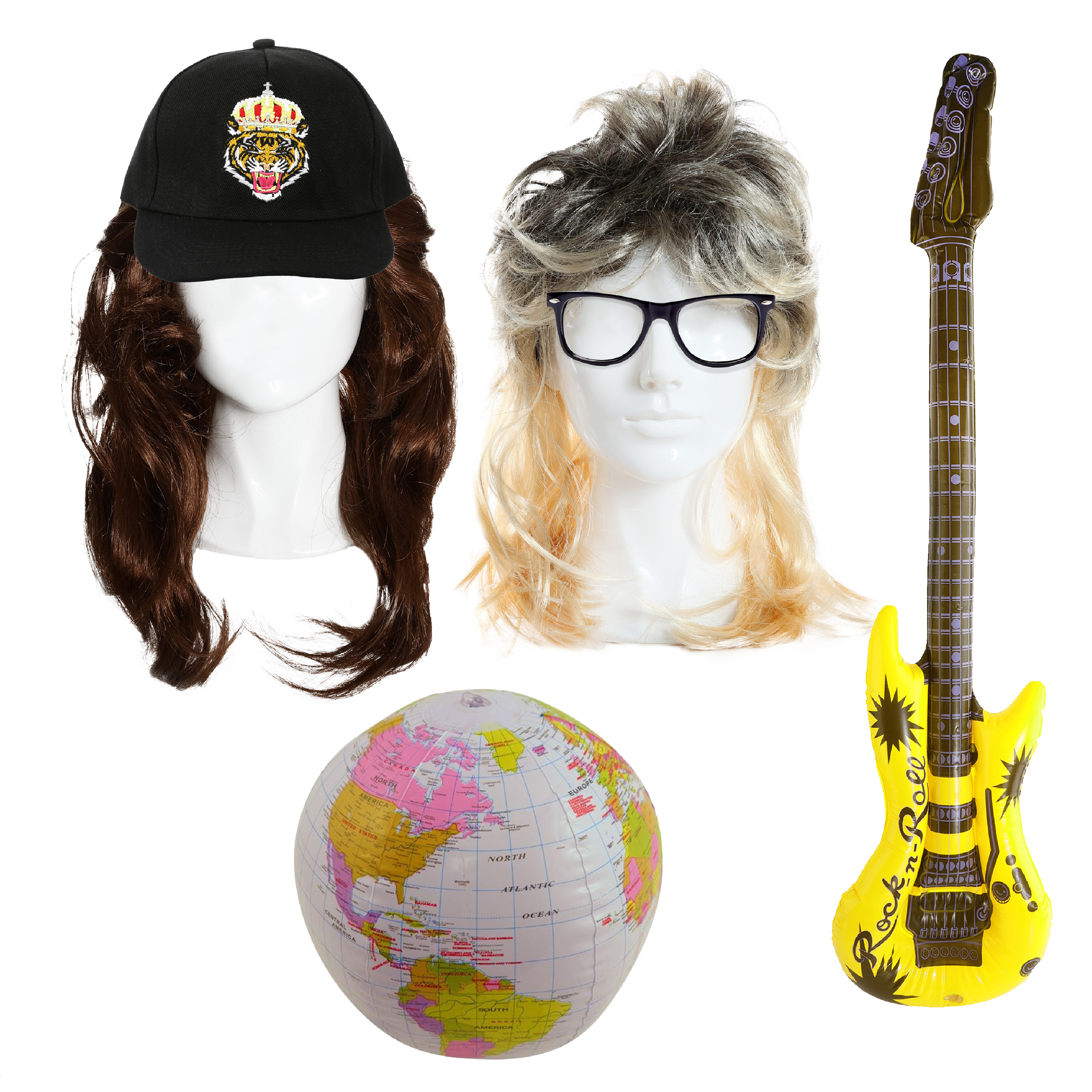 Adults Wayne & Garth Accessory Set