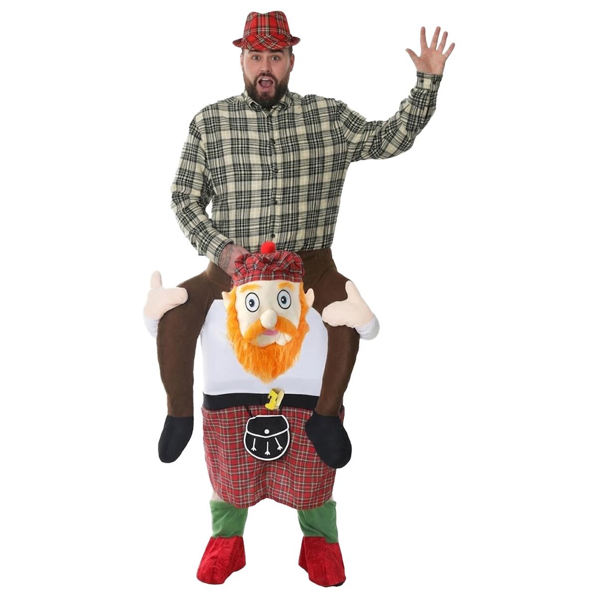 Adults Scottish Costume Set | 2 Pcs | Pick me up Costume & Hat