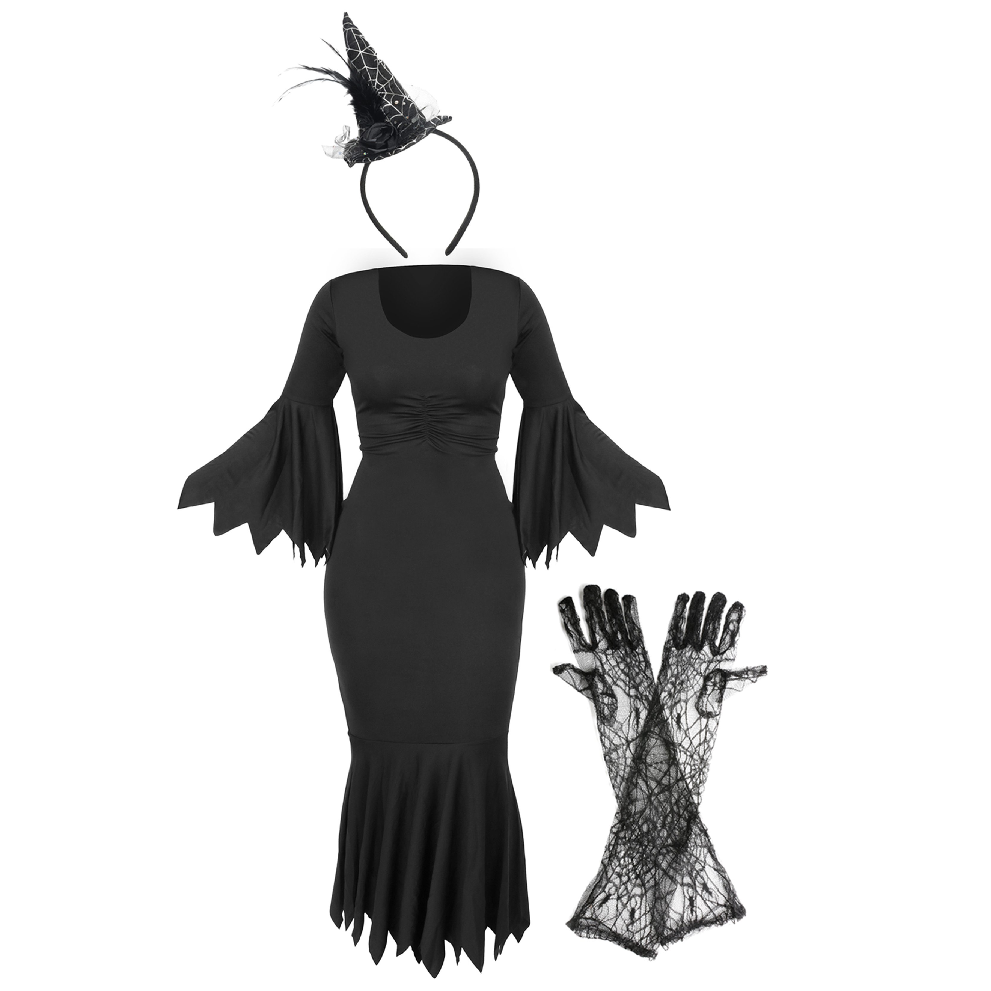 Ladies Spider Witch Costume