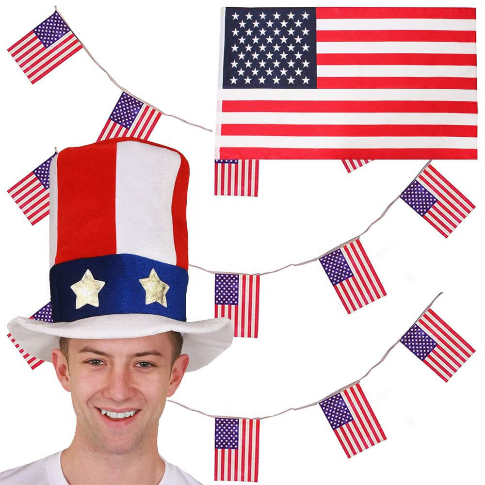 USA 4th July Party Set and Kit