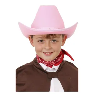 Childs Pink Studded Cowboy Hat