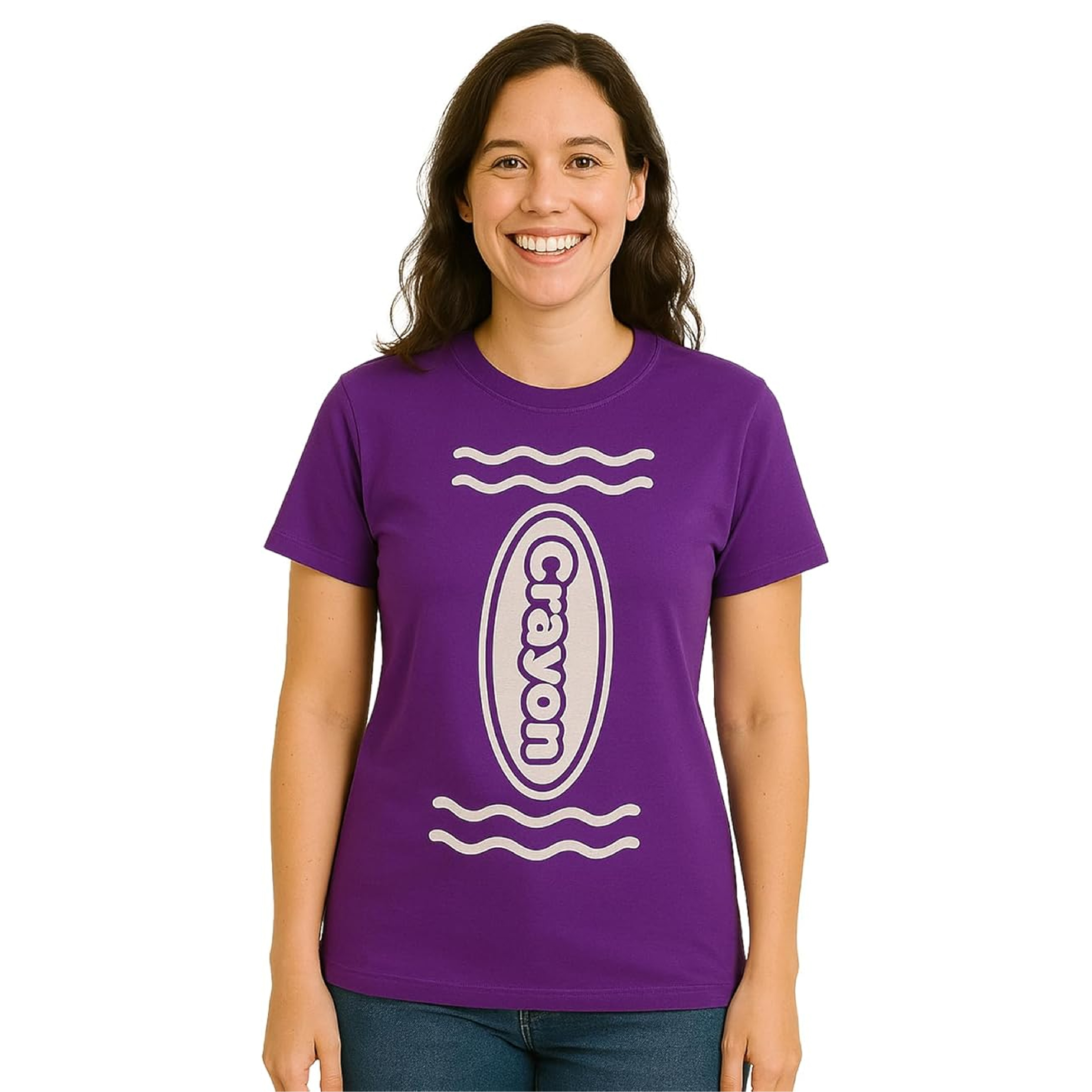 Women's Purple Crayon T-Shirt