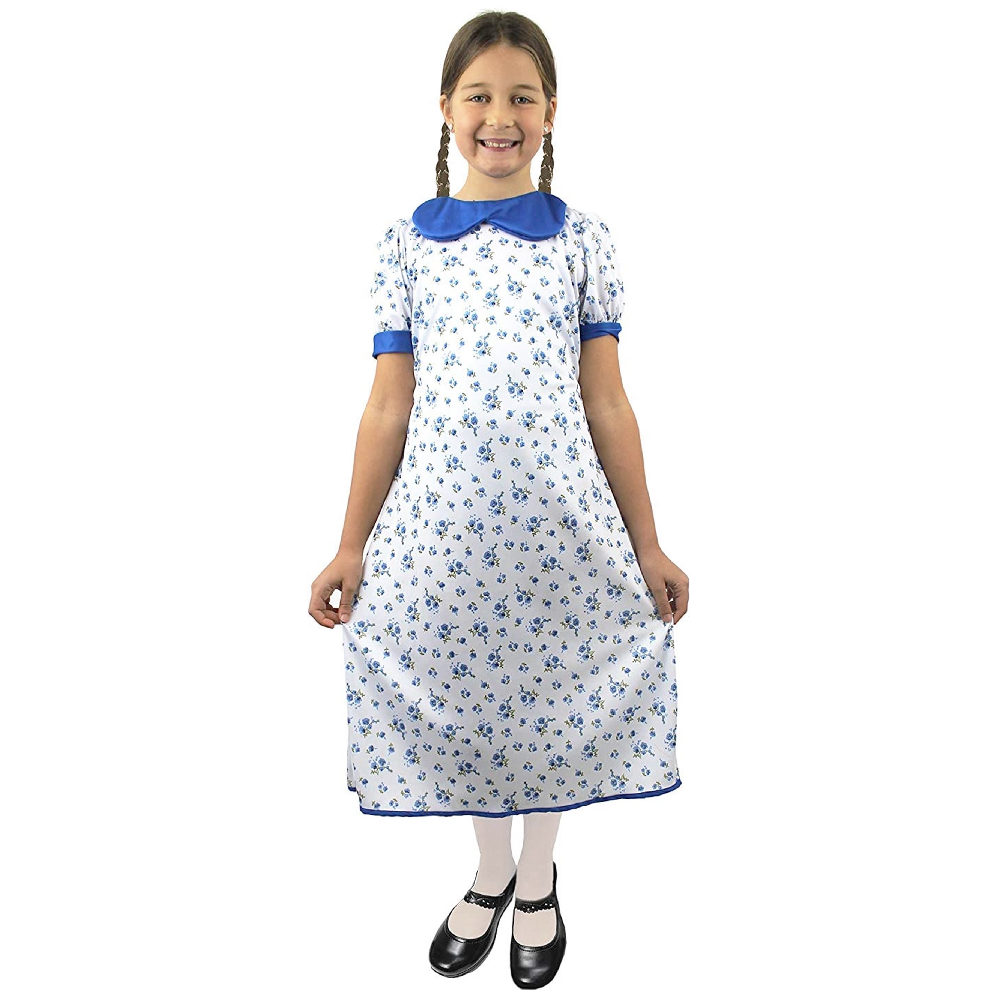 Childs Evacuee Girl War Dress