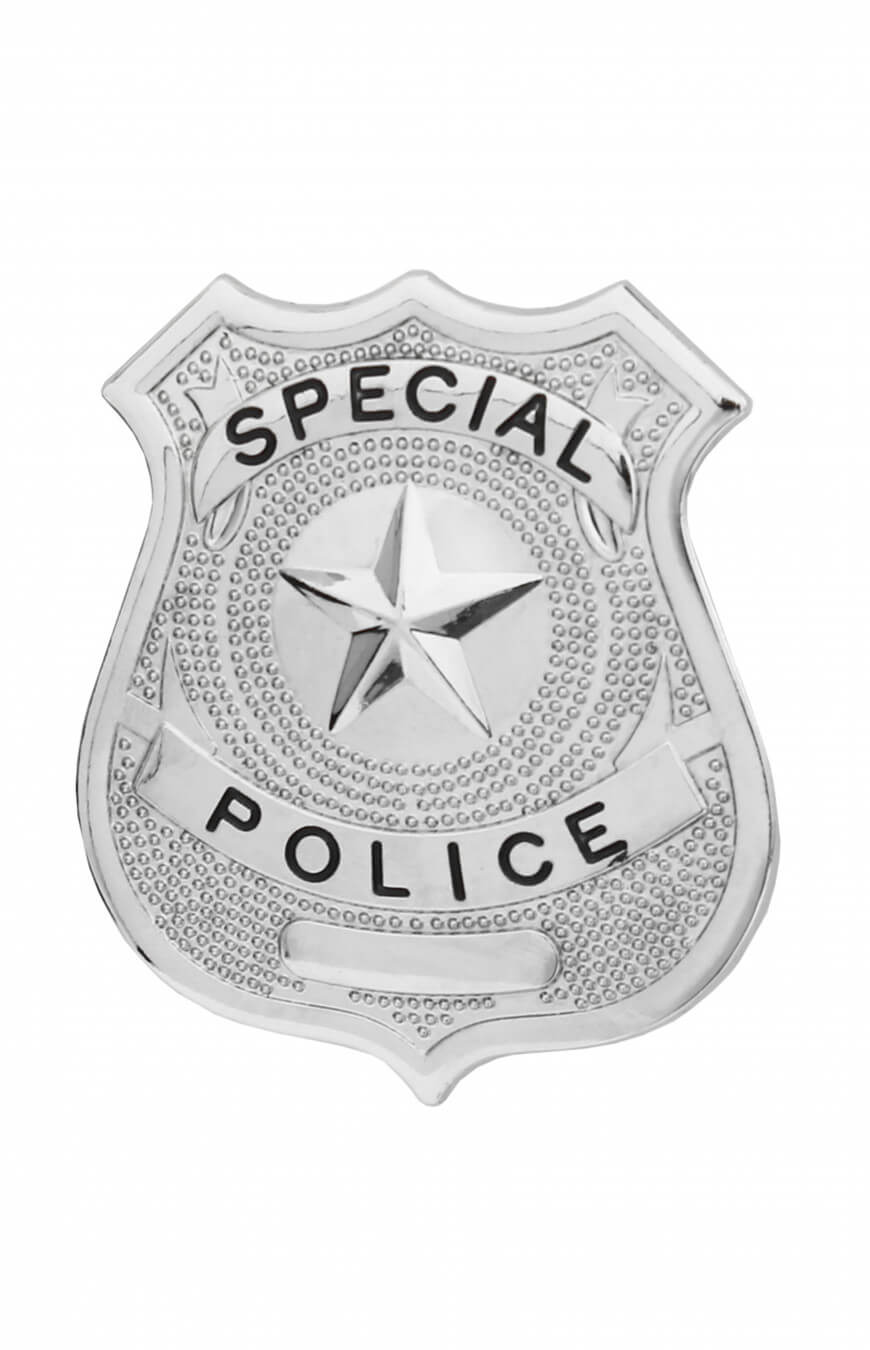 Metal Police Badge