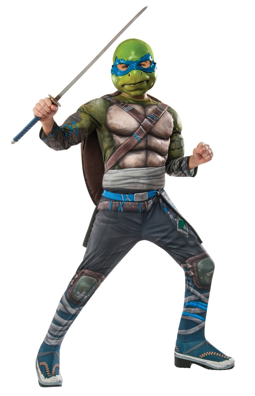Deluxe Kids Teenage Mutant Ninja Turtles Deluxe Leonardo Fancy Dress