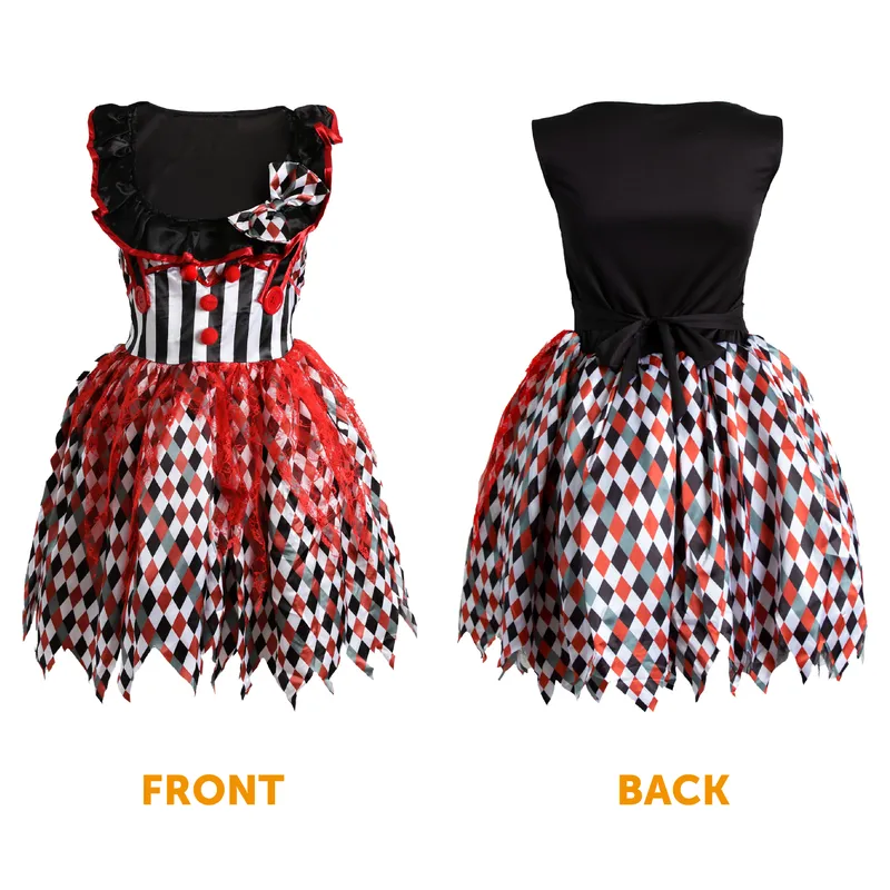 Ladies Deluxe Killer Clown Halloween Costume | I Love Fancy Dress Ladies Deluxe Killer Clown Halloween Costume | I Love Fancy Dress