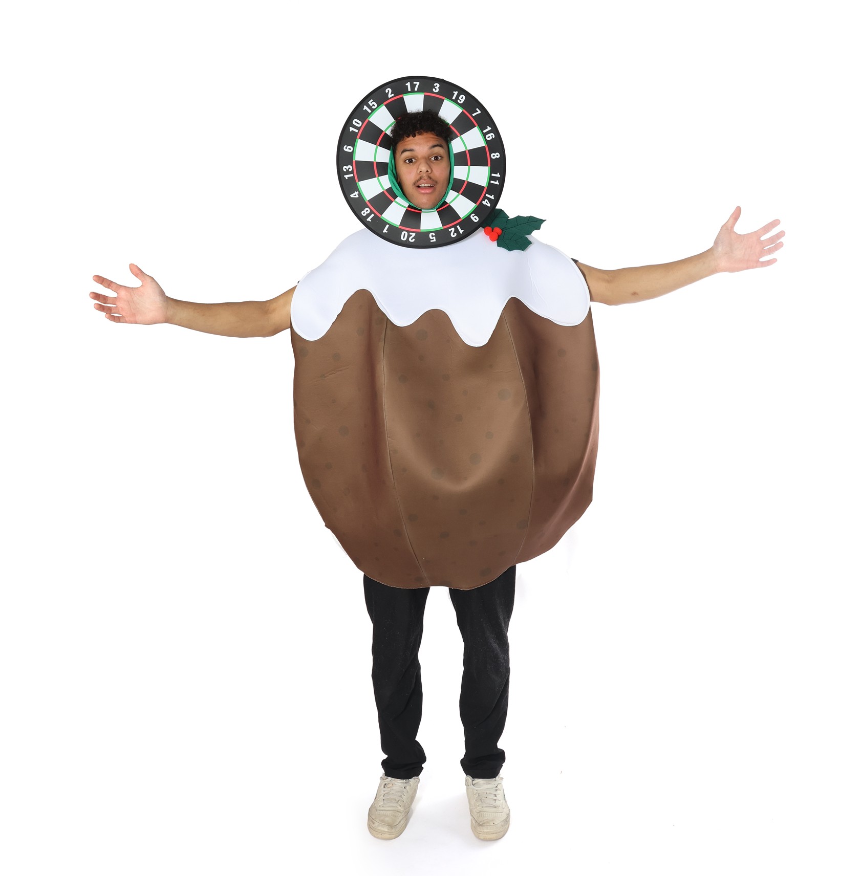 Adults Dartboard Christmas Pudding Costume