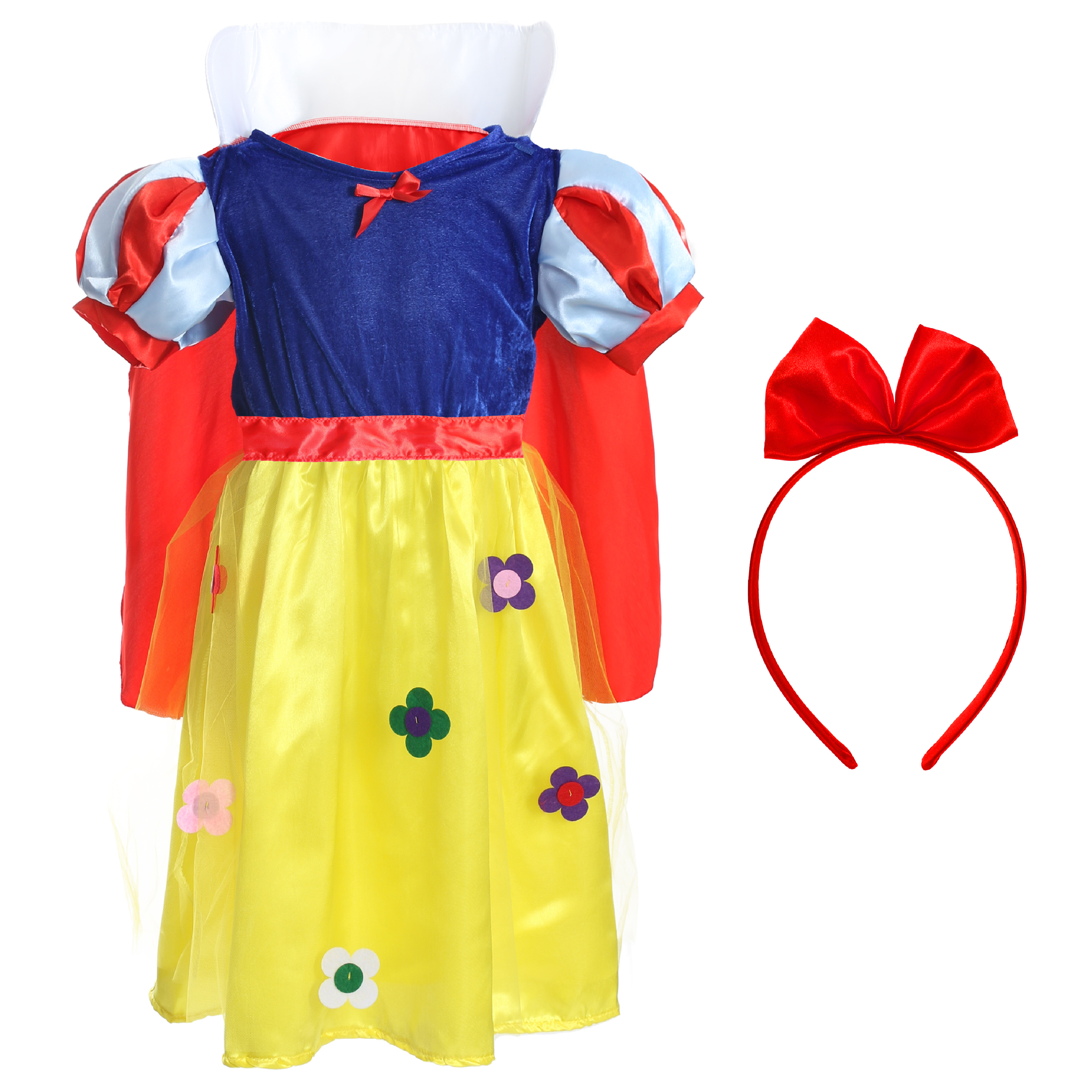 Childrens Snow White Dress Princess Costume