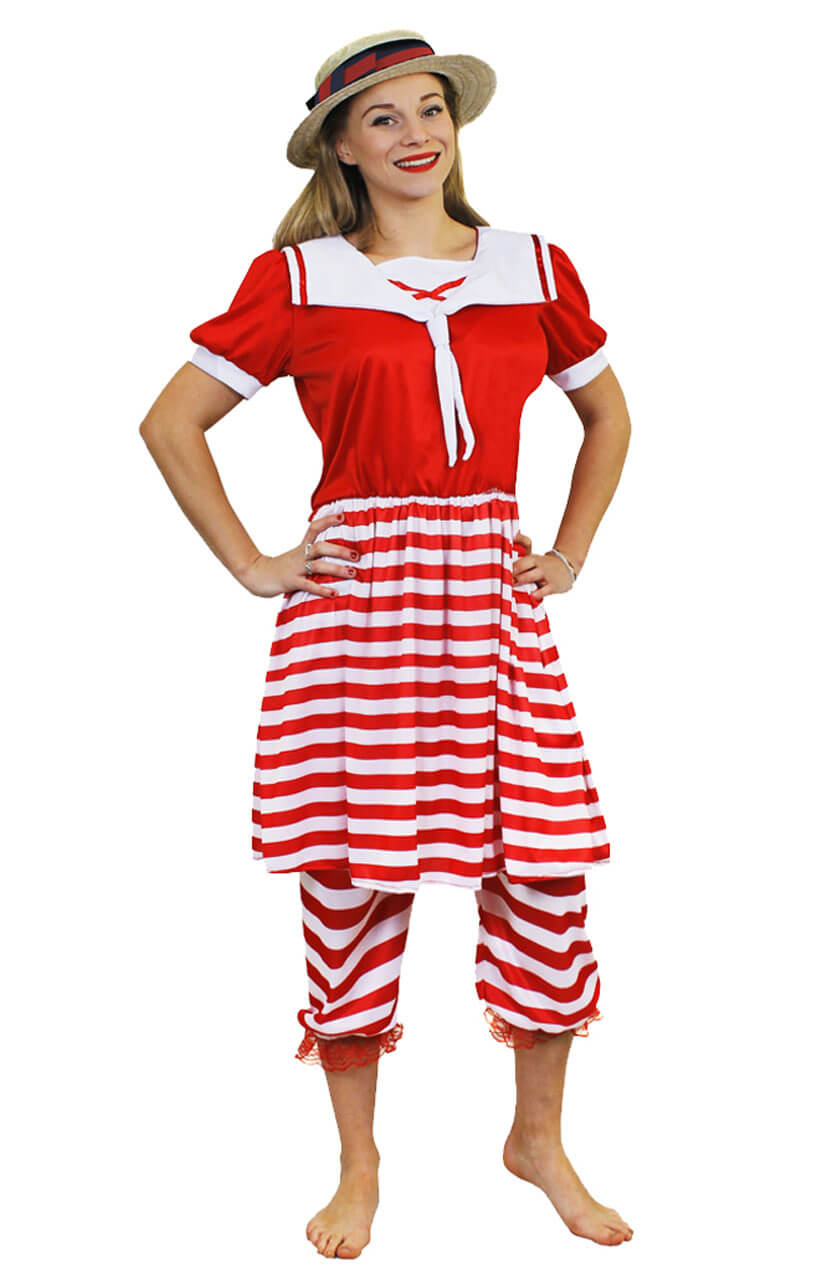 Ladies Victorian Bather Costume