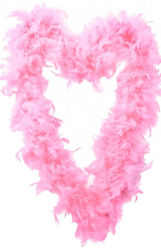 Baby Pink Feather Boa 80g