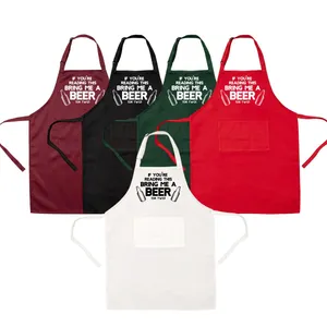 If You're Reading This Bring Me a Bear (or Two) Apron | Funny BBQ Apron for Men | Novelty Cooking Apron | Adjustable One Size
