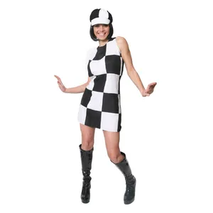 Ladies 1960's Mod Costume | 2 Pcs | Dress & Hat
