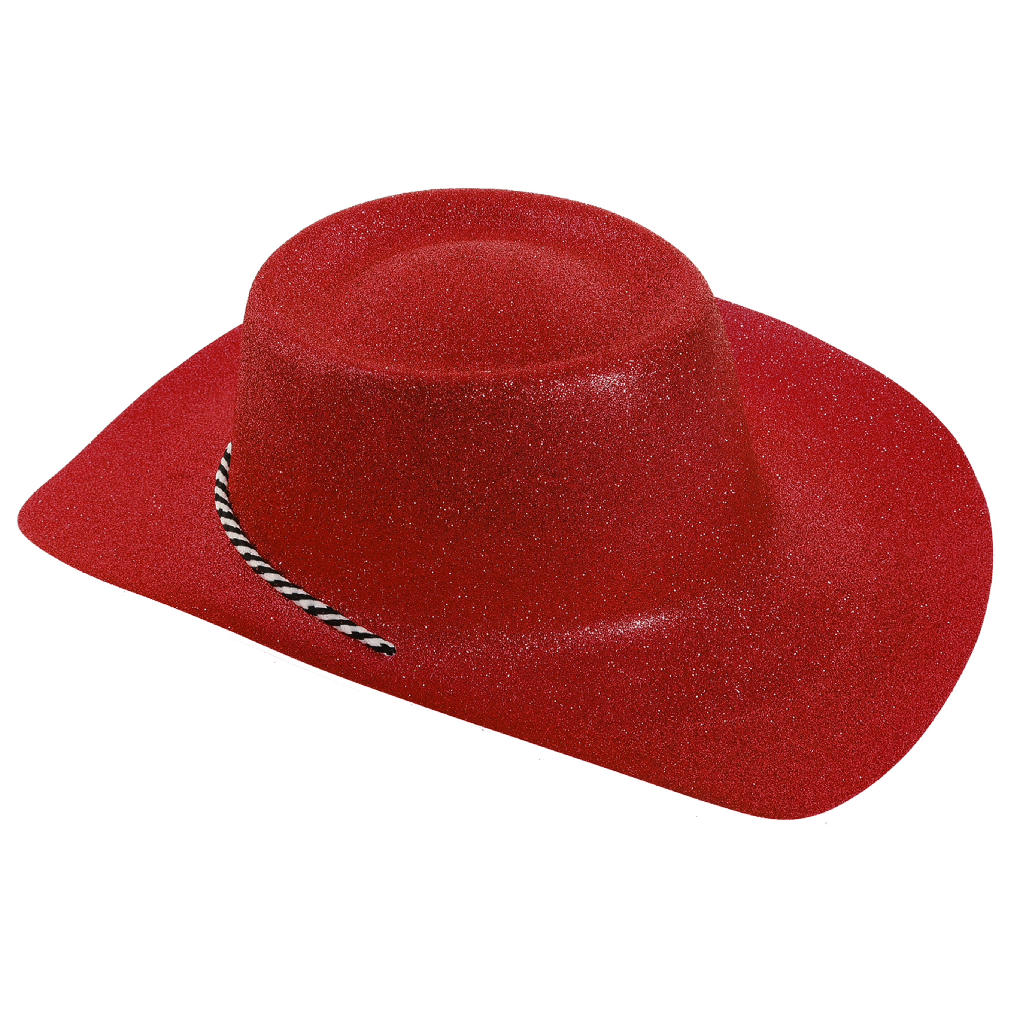 Red Glitter Cowboy Hat