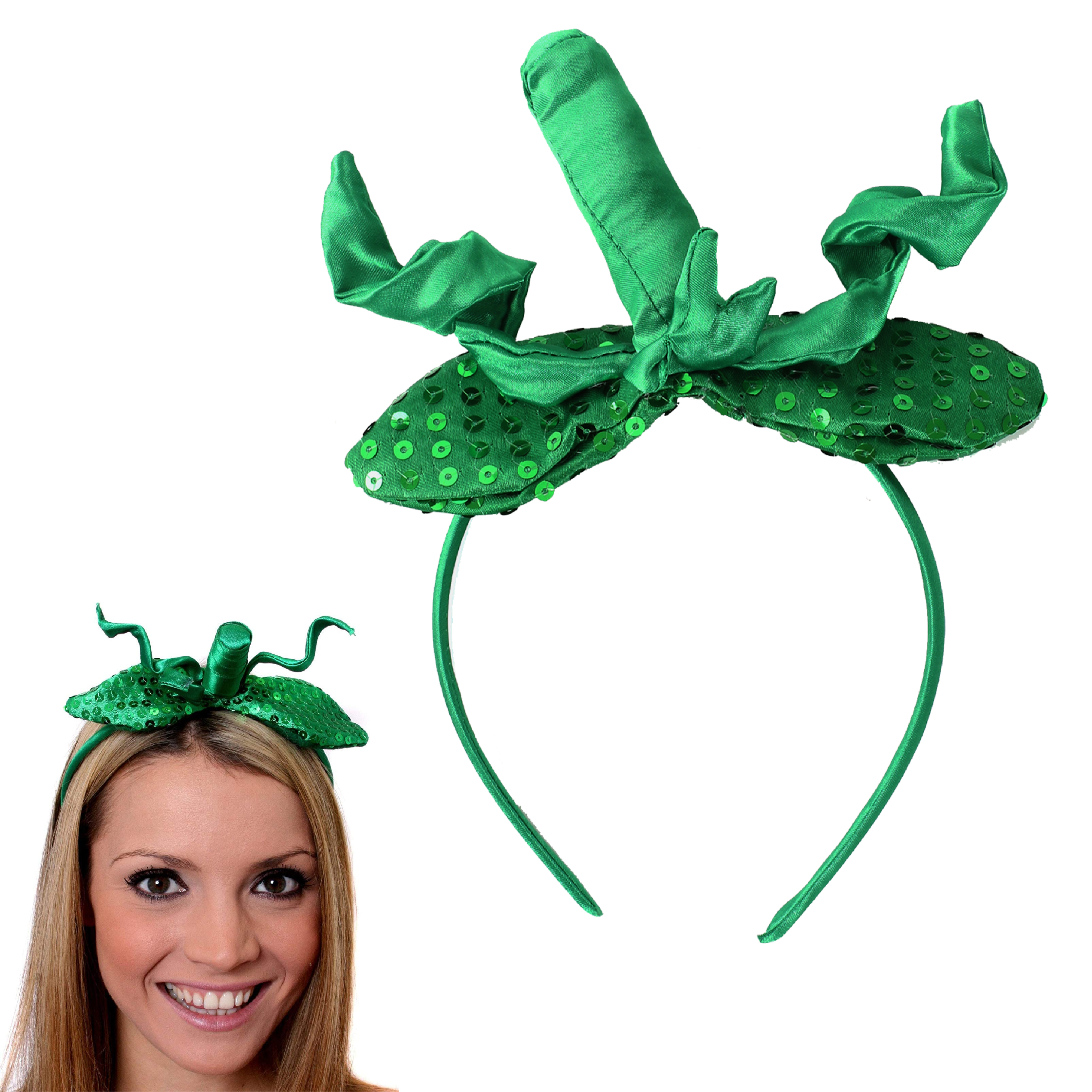 Ladies Sequin Pumpkin Headband