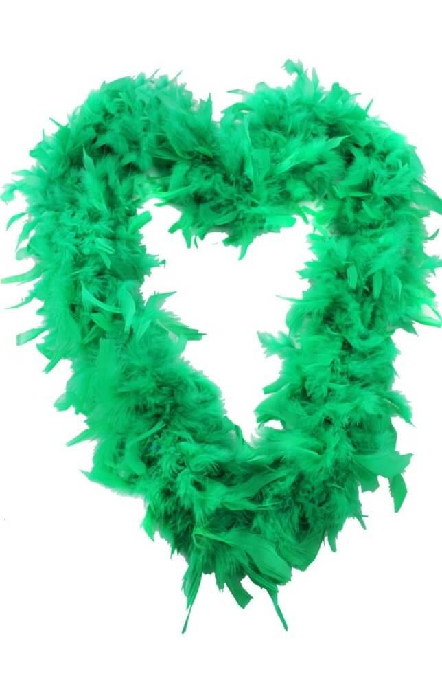 Green Feather Boa - 80g
