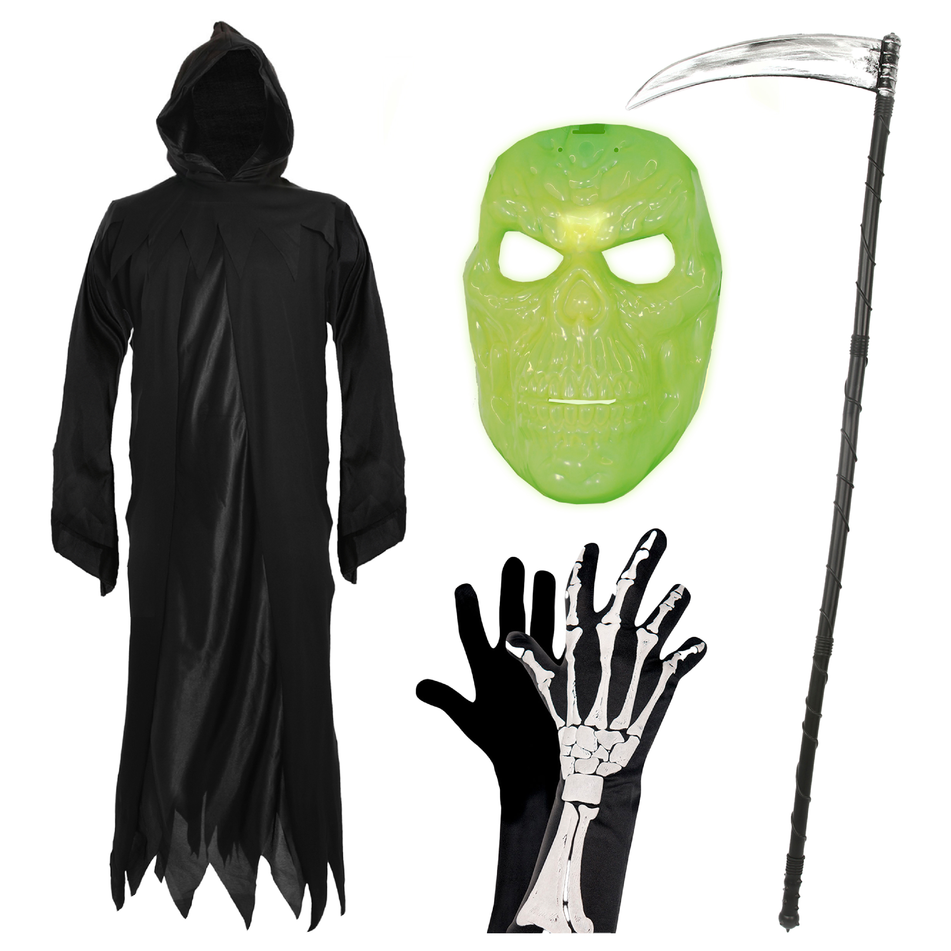 Adults Glow in the Dark Reaper Costume