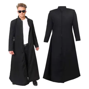 Mens Black Duster Jacket